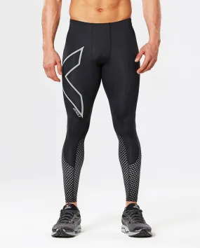 2XU Men's REFLECT COMPRESSION TIGHTS-MA4610B (BLK/SRF)