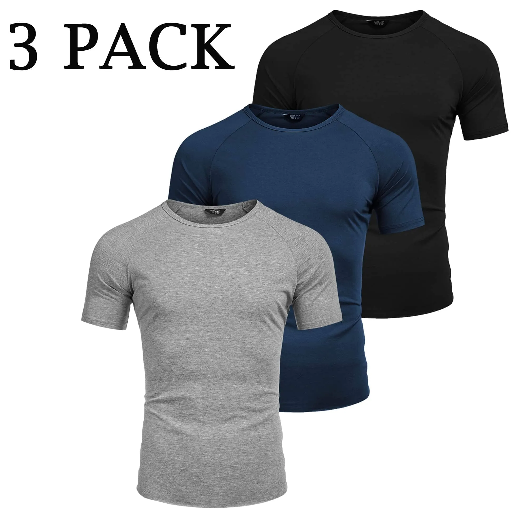 3 Pack Workout T-Shirts (US Only)