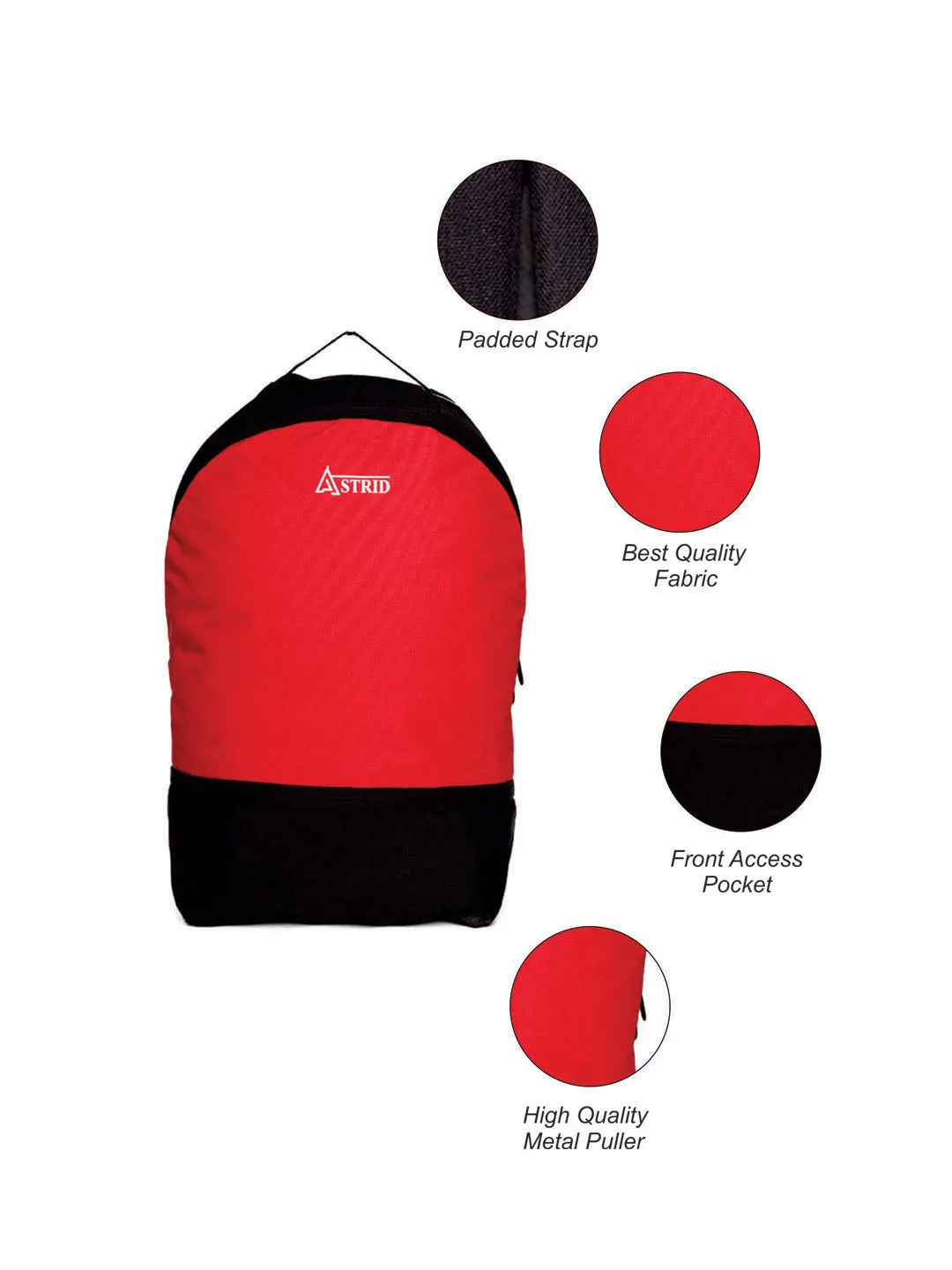 8 Ltrr. Red Sports Backpack