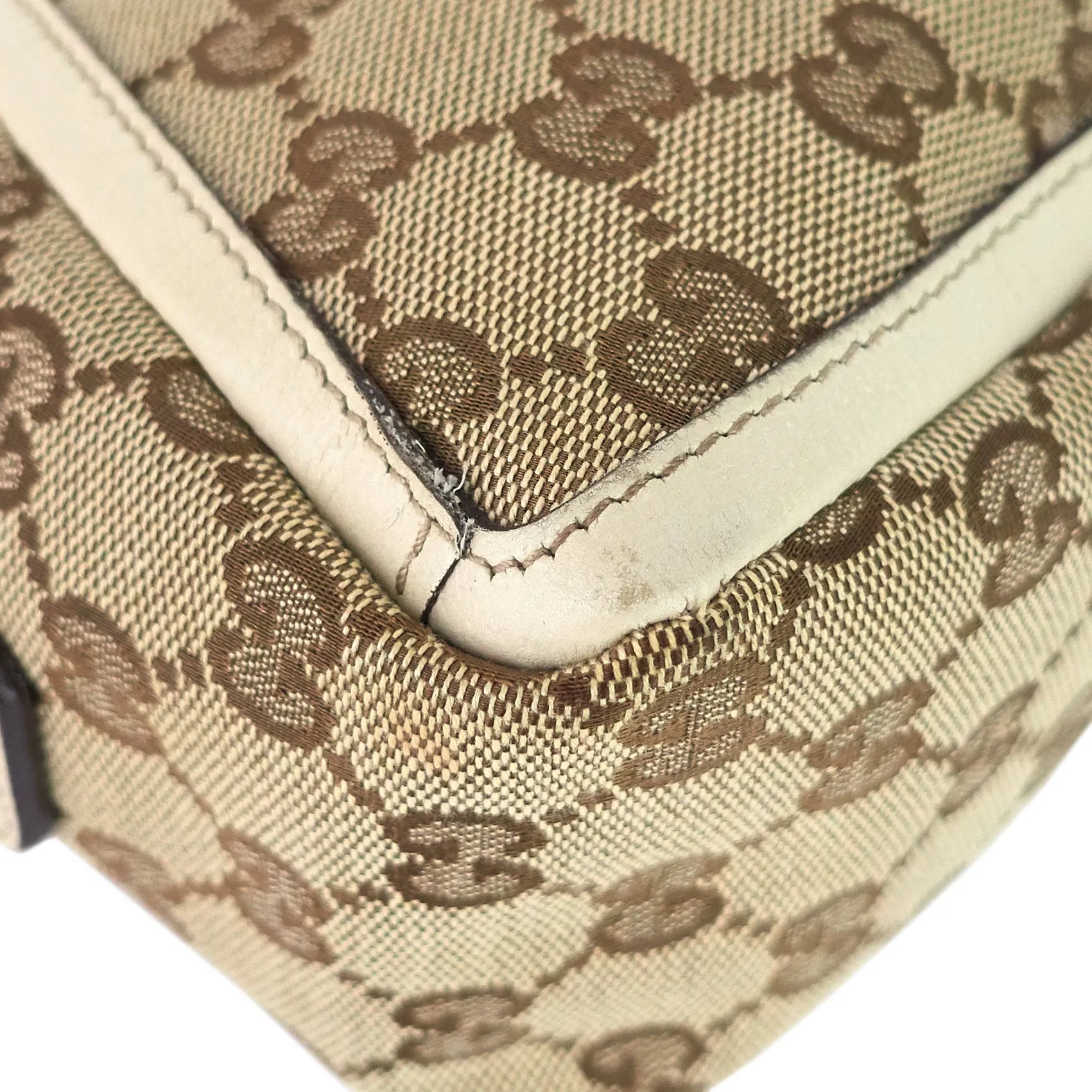 Abbey D-Ring Monogram Canvas Pochette Bag