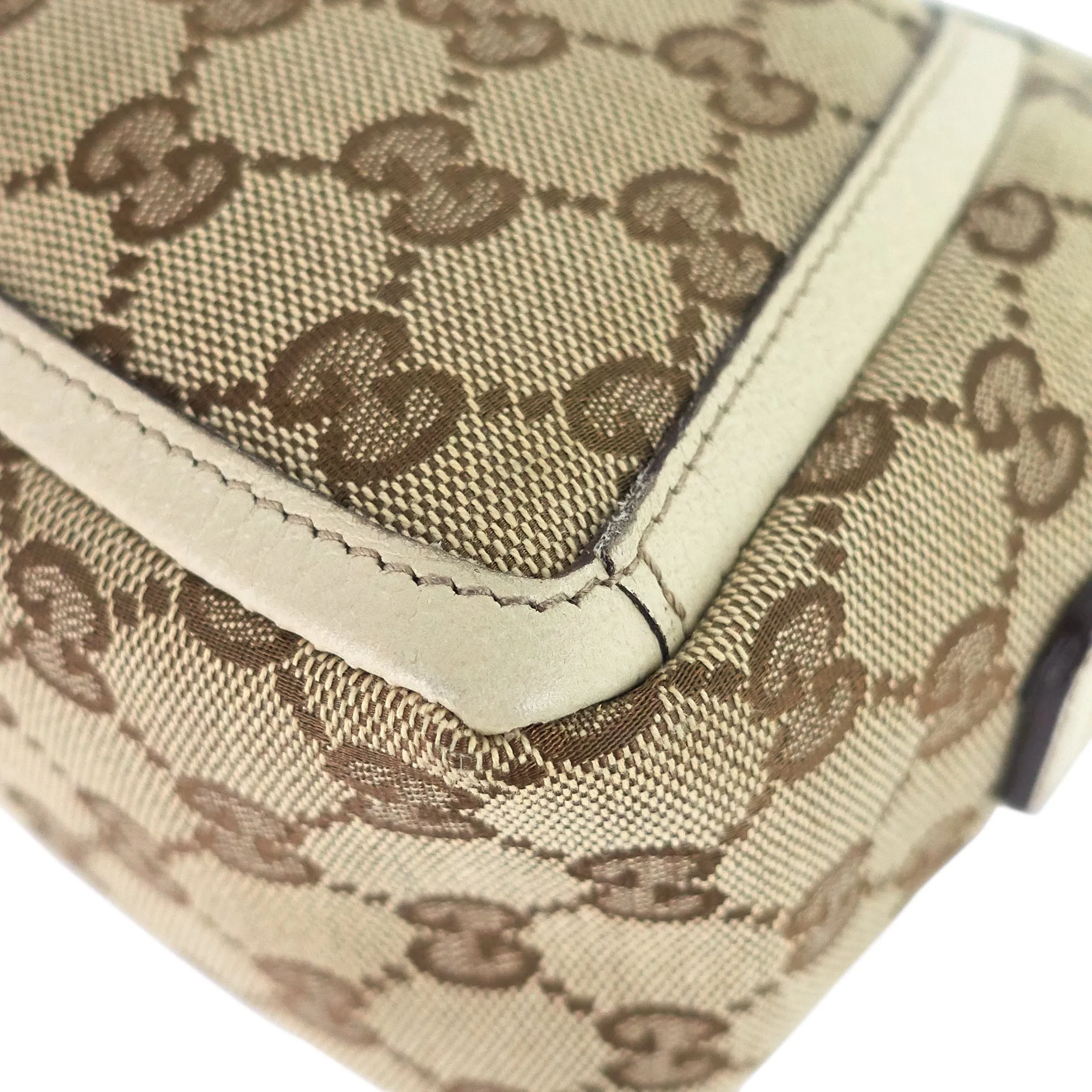 Abbey D-Ring Monogram Canvas Pochette Bag