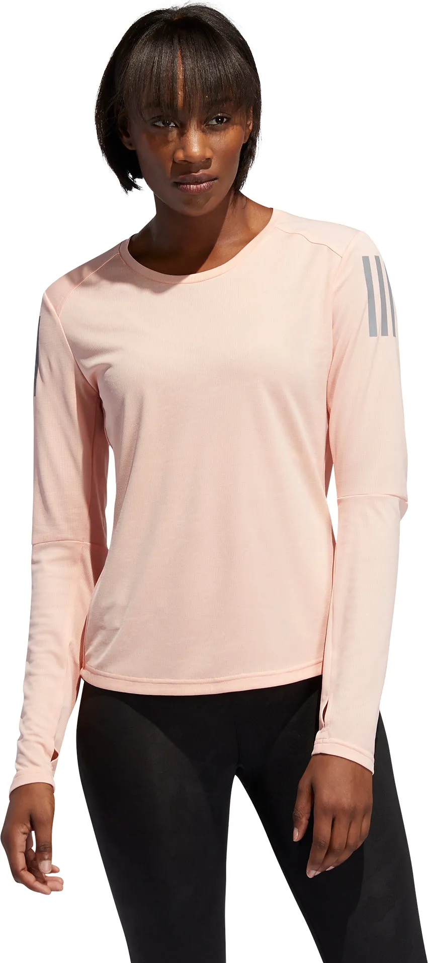 Adidas Own The Run Long Sleeve Tee Women - Women's|-|T-Shirt à manches longues Adidas Own The Run - Femme