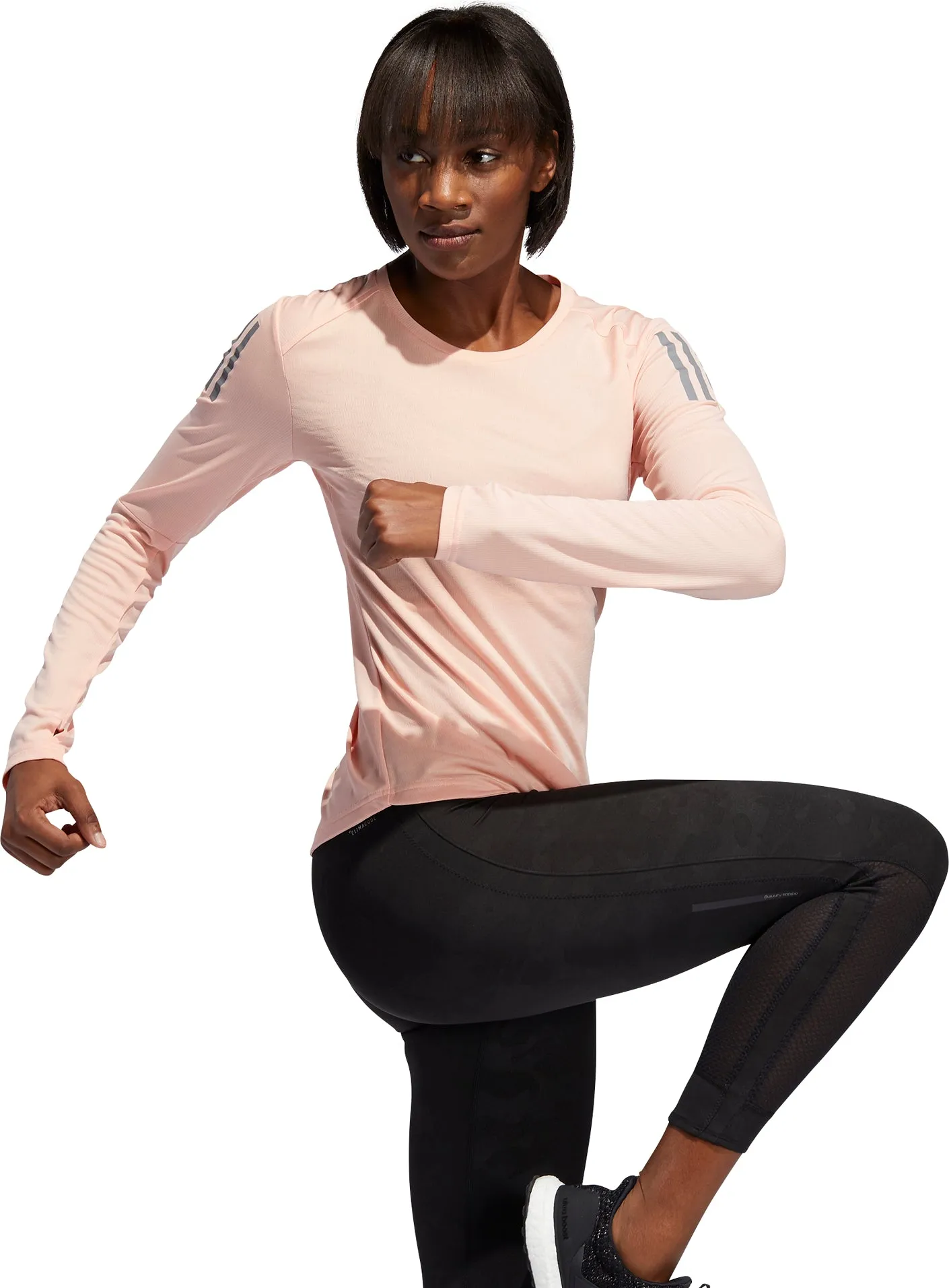 Adidas Own The Run Long Sleeve Tee Women - Women's|-|T-Shirt à manches longues Adidas Own The Run - Femme