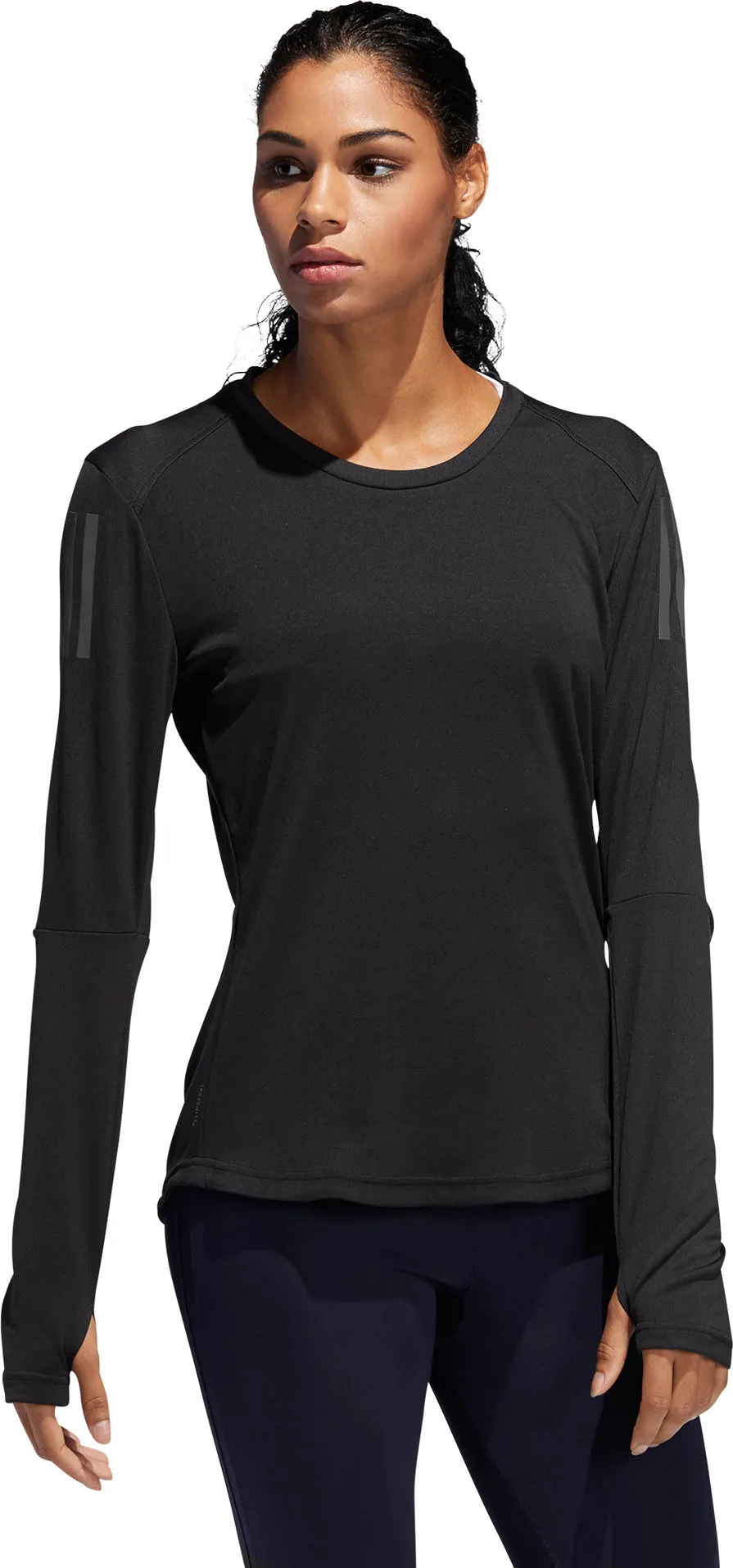 Adidas Own The Run Long Sleeve Tee Women - Women's|-|T-Shirt à manches longues Adidas Own The Run - Femme