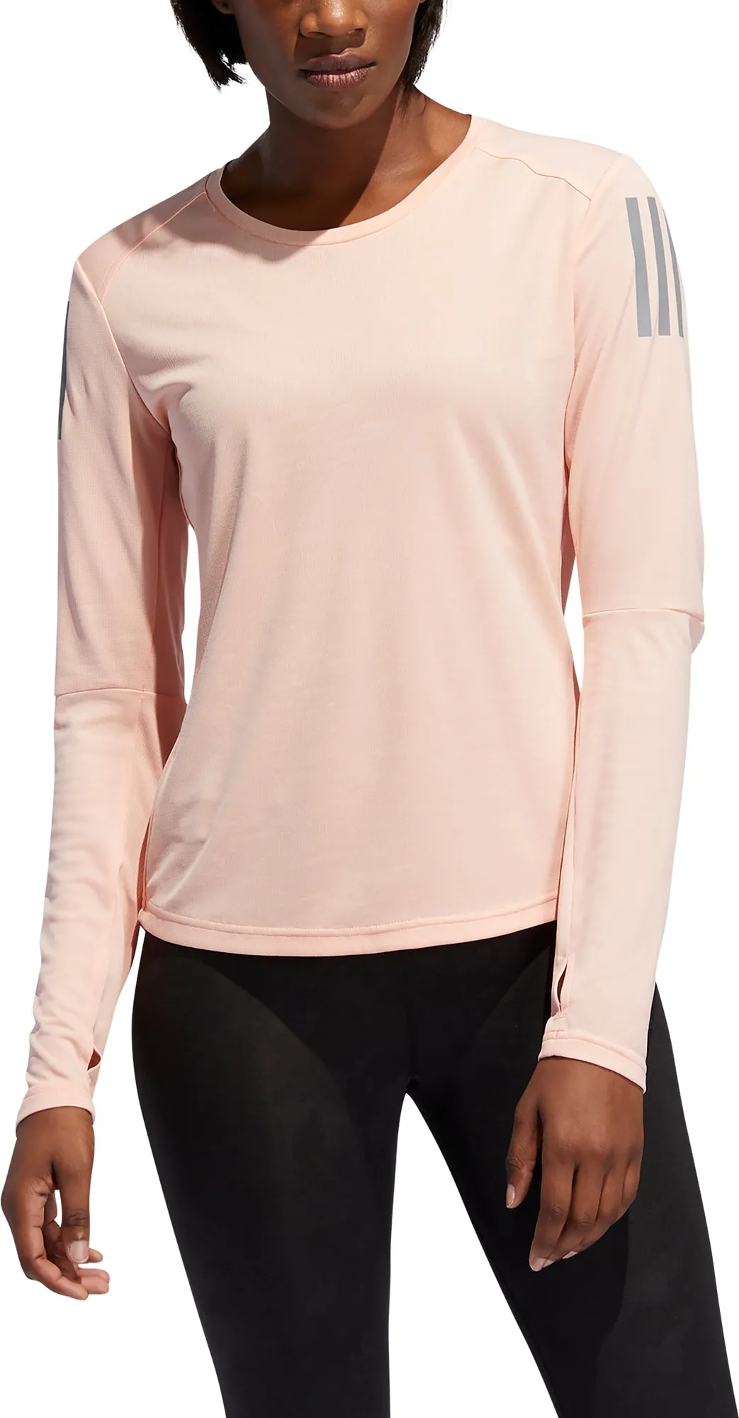 Adidas Own The Run Long Sleeve Tee Women - Women's|-|T-Shirt à manches longues Adidas Own The Run - Femme