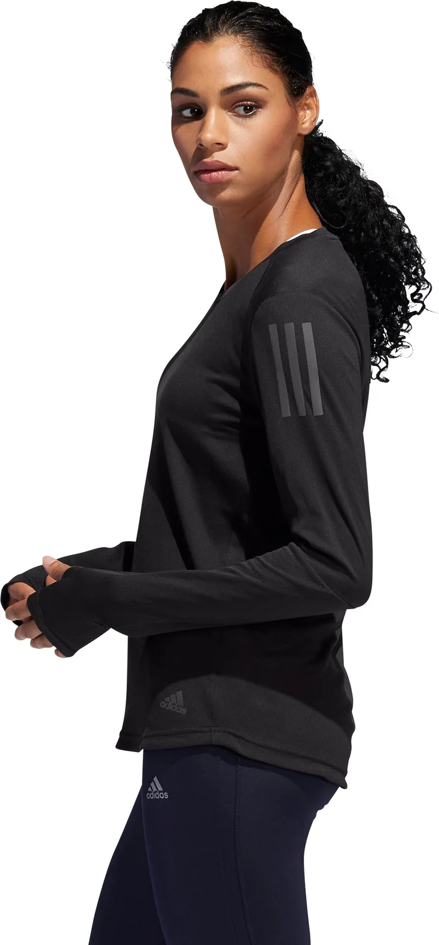 Adidas Own The Run Long Sleeve Tee Women - Women's|-|T-Shirt à manches longues Adidas Own The Run - Femme