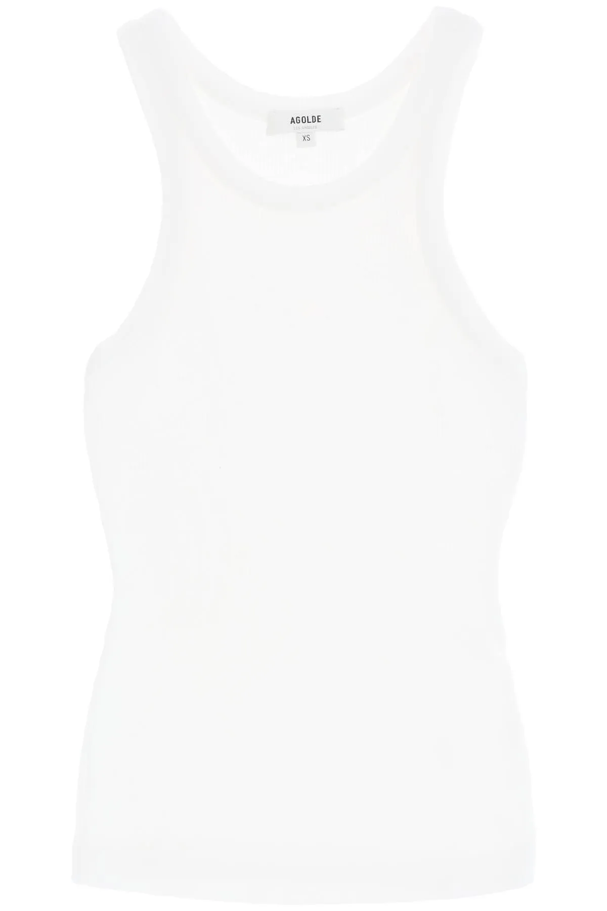 AGOLDE ribbed sleeveless top b