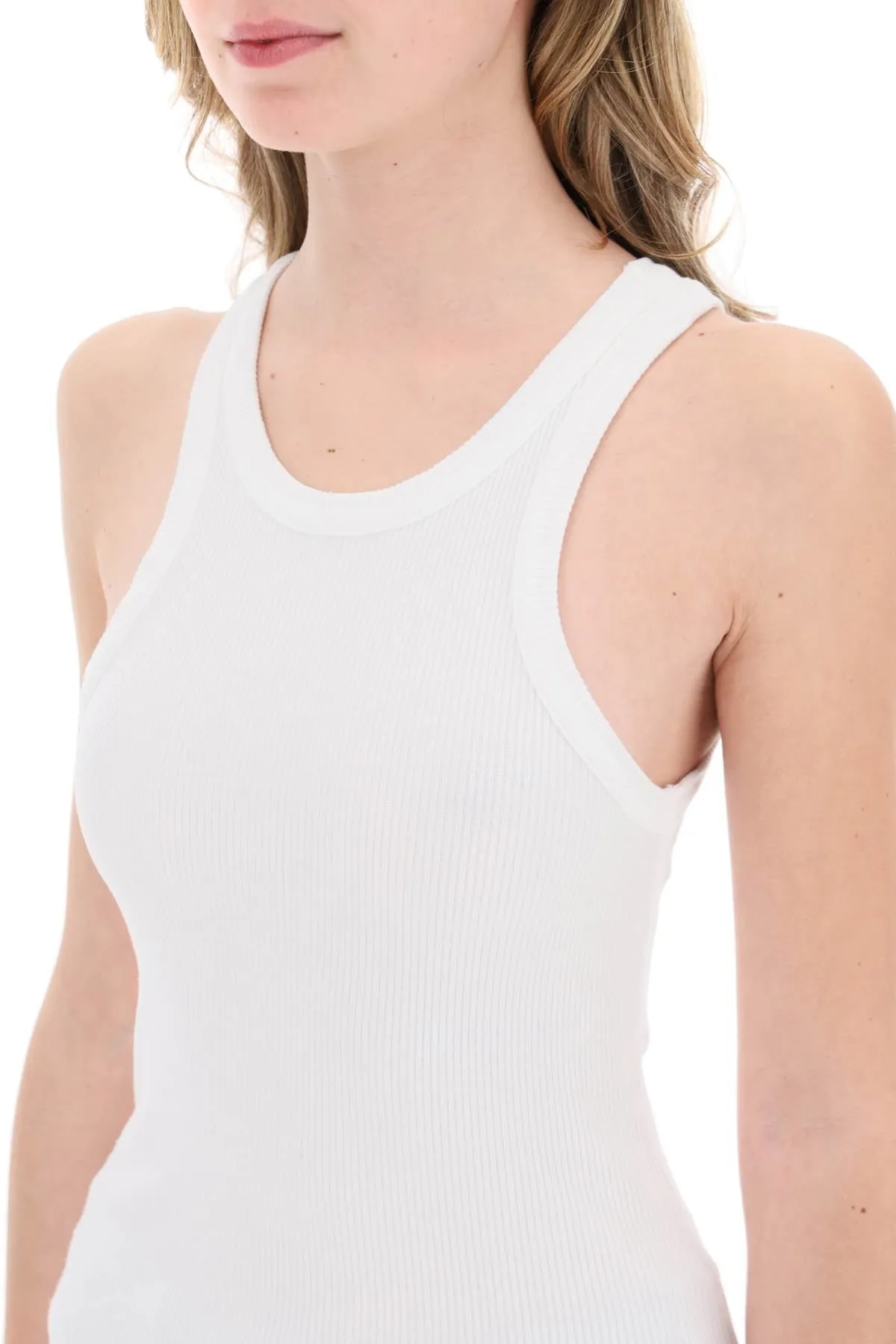 AGOLDE ribbed sleeveless top b