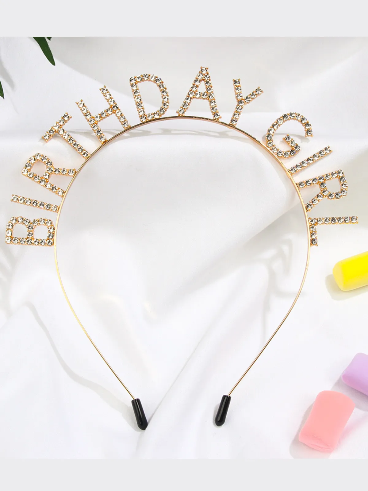 All Glammed Up Rhinestone Birthday Girl Headband