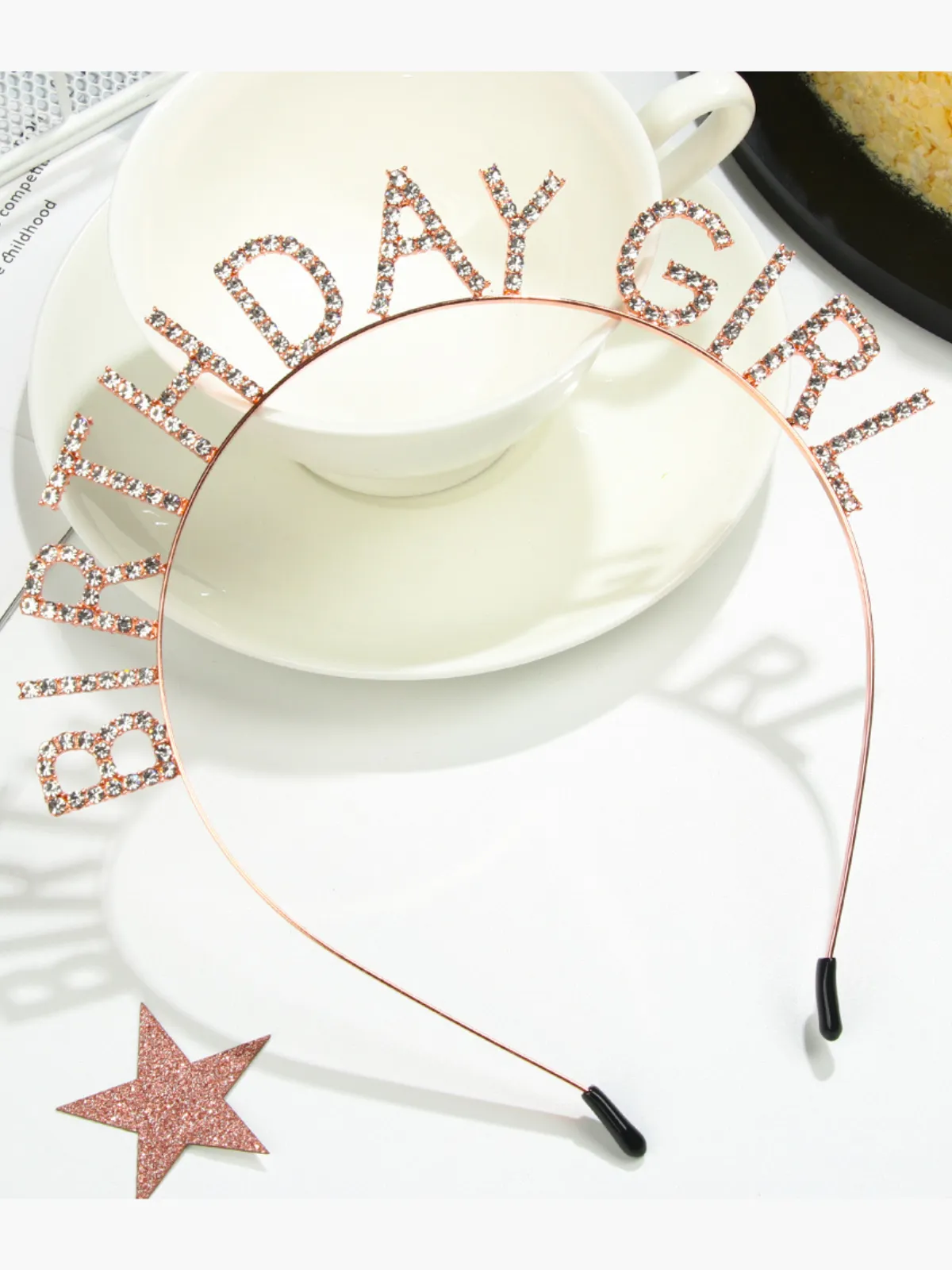 All Glammed Up Rhinestone Birthday Girl Headband