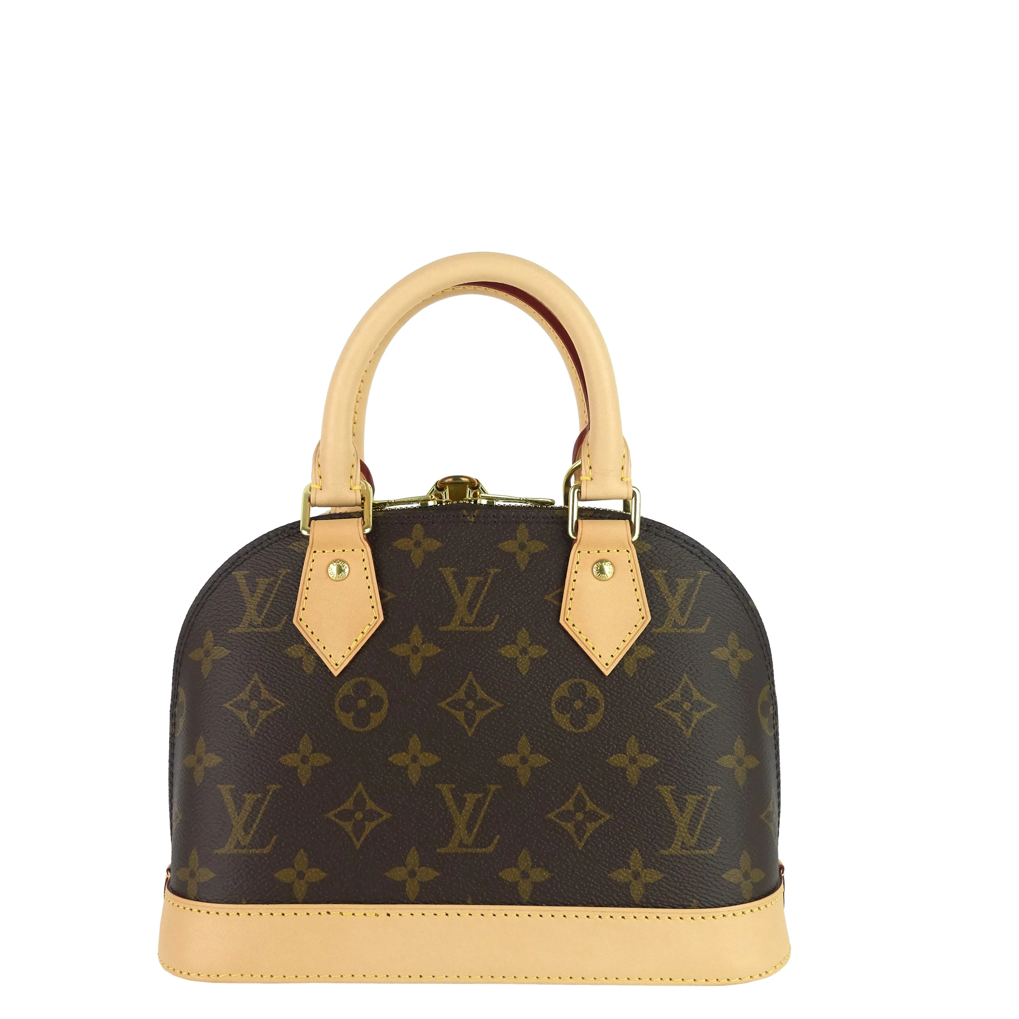 Alma BB Monogram Canvas Bag with Monogram Canvas Strap