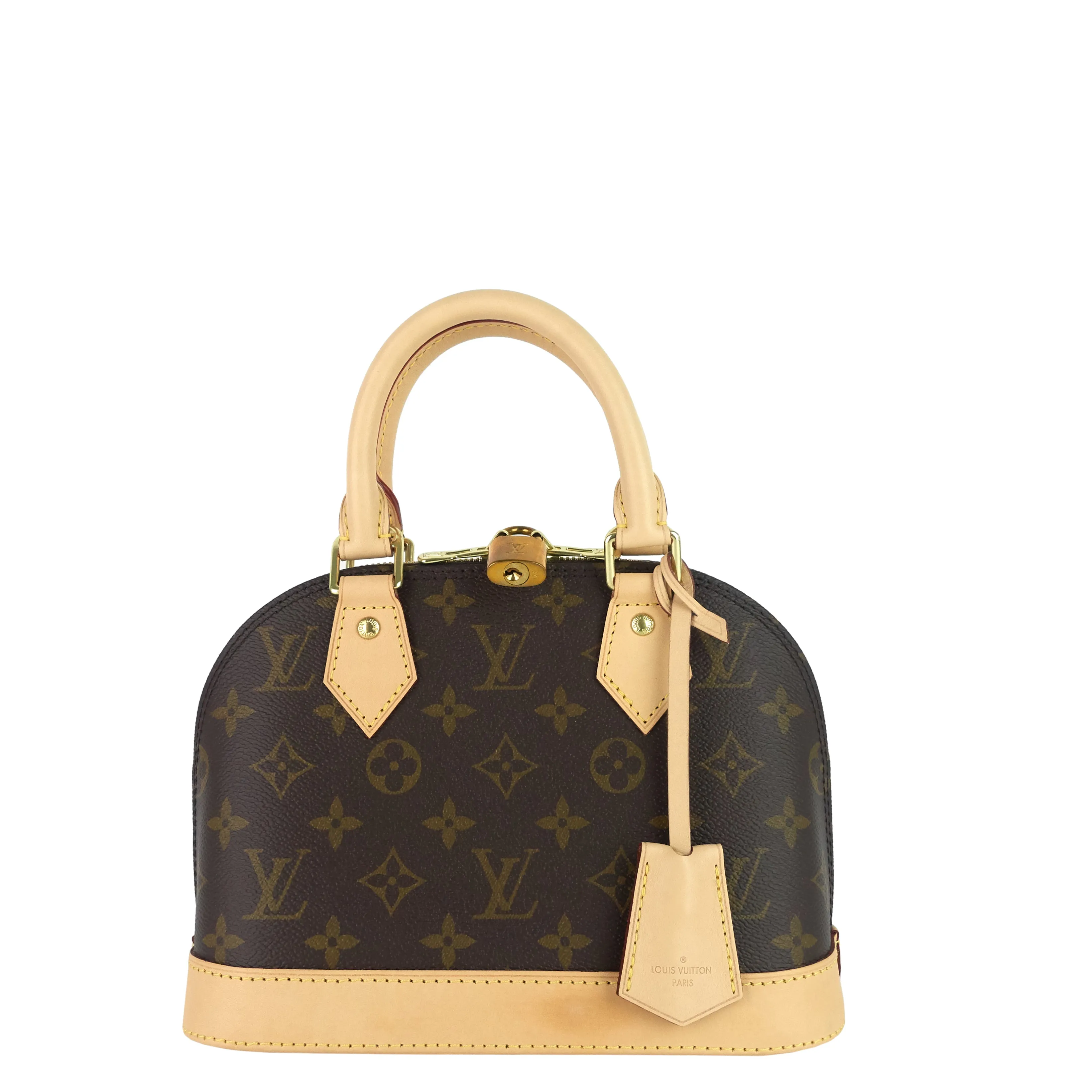 Alma BB Monogram Canvas Bag with Monogram Canvas Strap