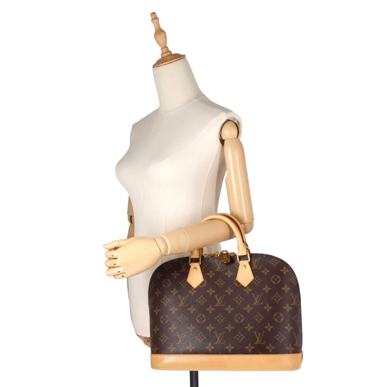 Alma PM Monogram Canvas Handbag