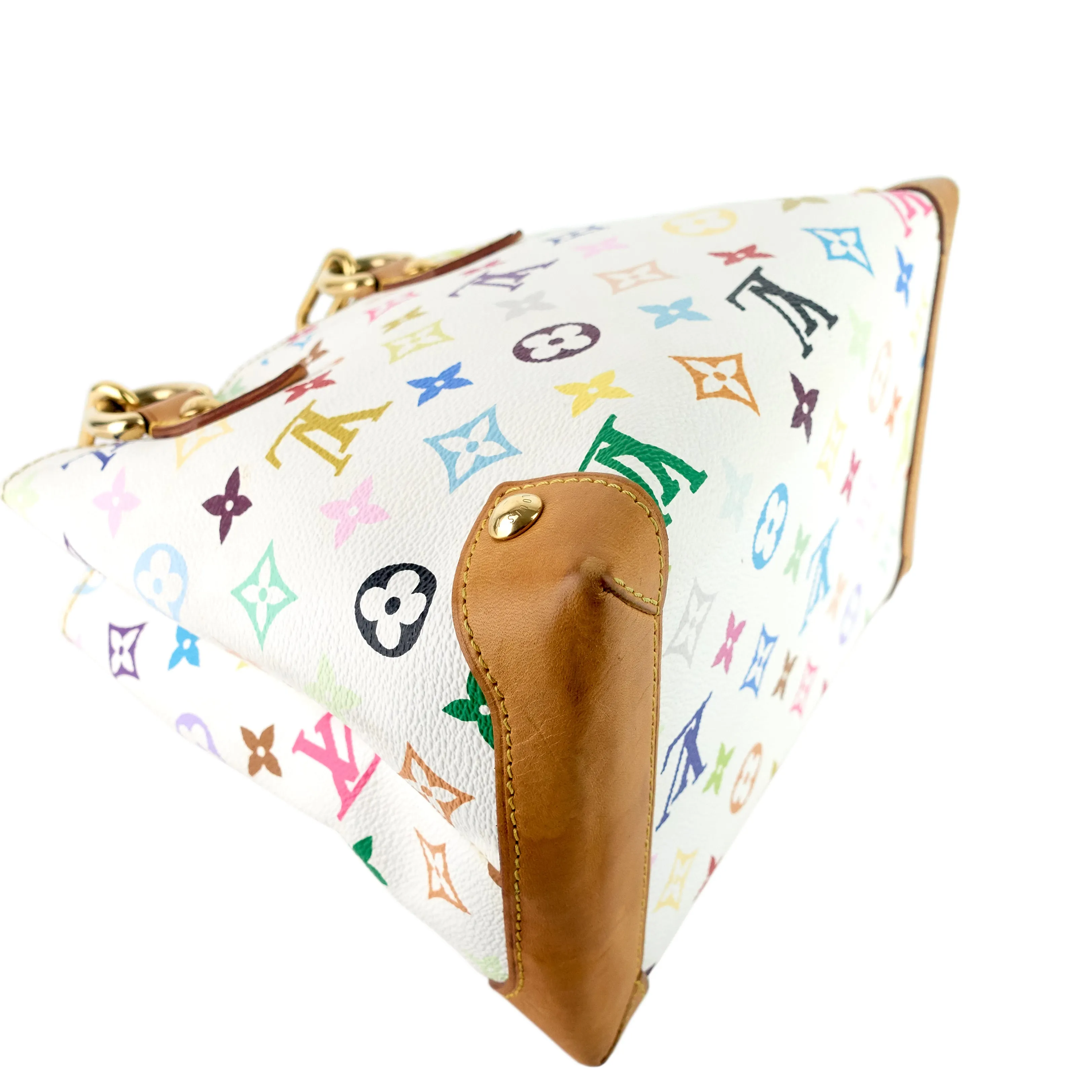 Audra Monogram Multicolore Canvas Bag