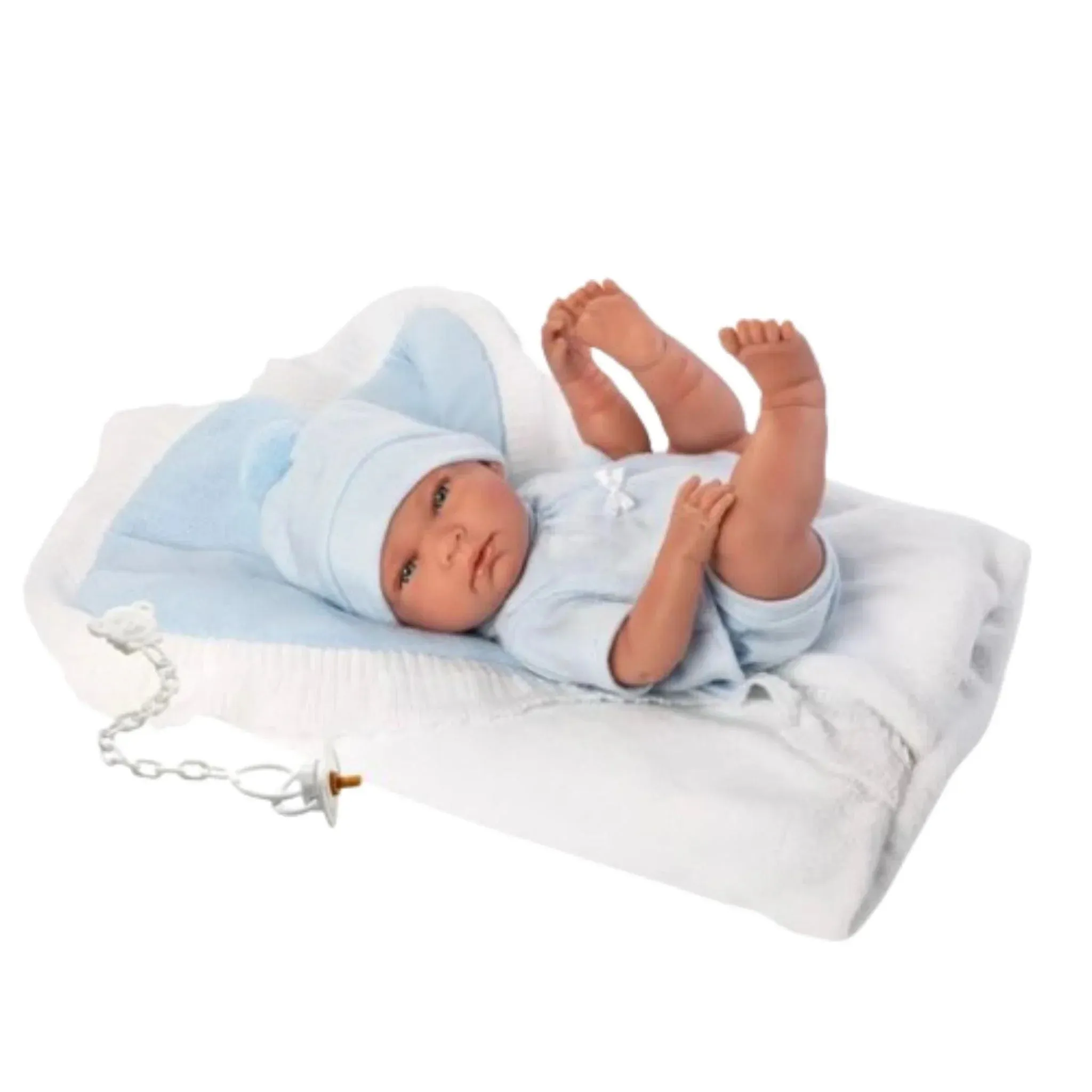 Baby Doll Lucas With Reversible Blanket