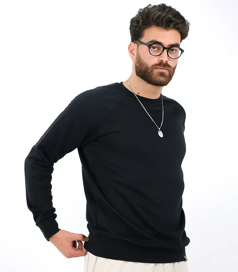 Basic - Black | Unisex Adult Light Tracksuit Sweatshirt