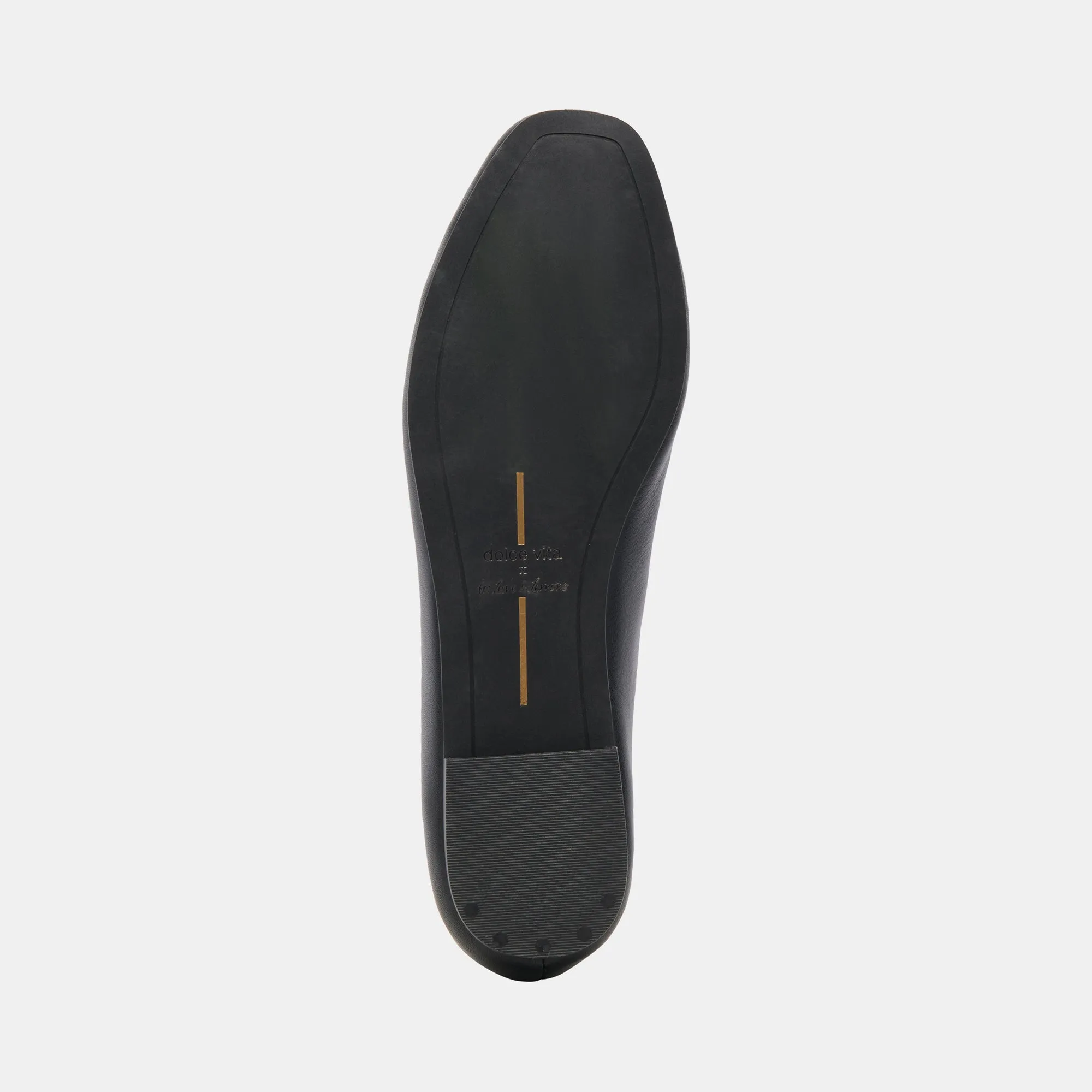 BEATE BALLET FLATS BLACK LEATHER