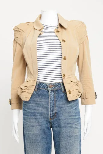 Beige Trench Jacket