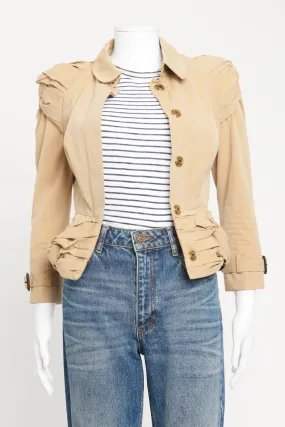 Beige Trench Jacket