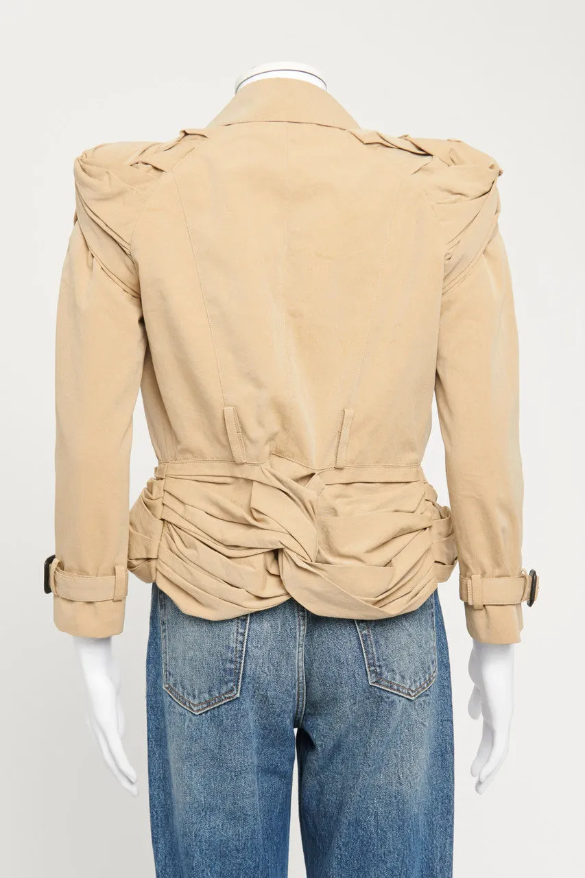 Beige Trench Jacket