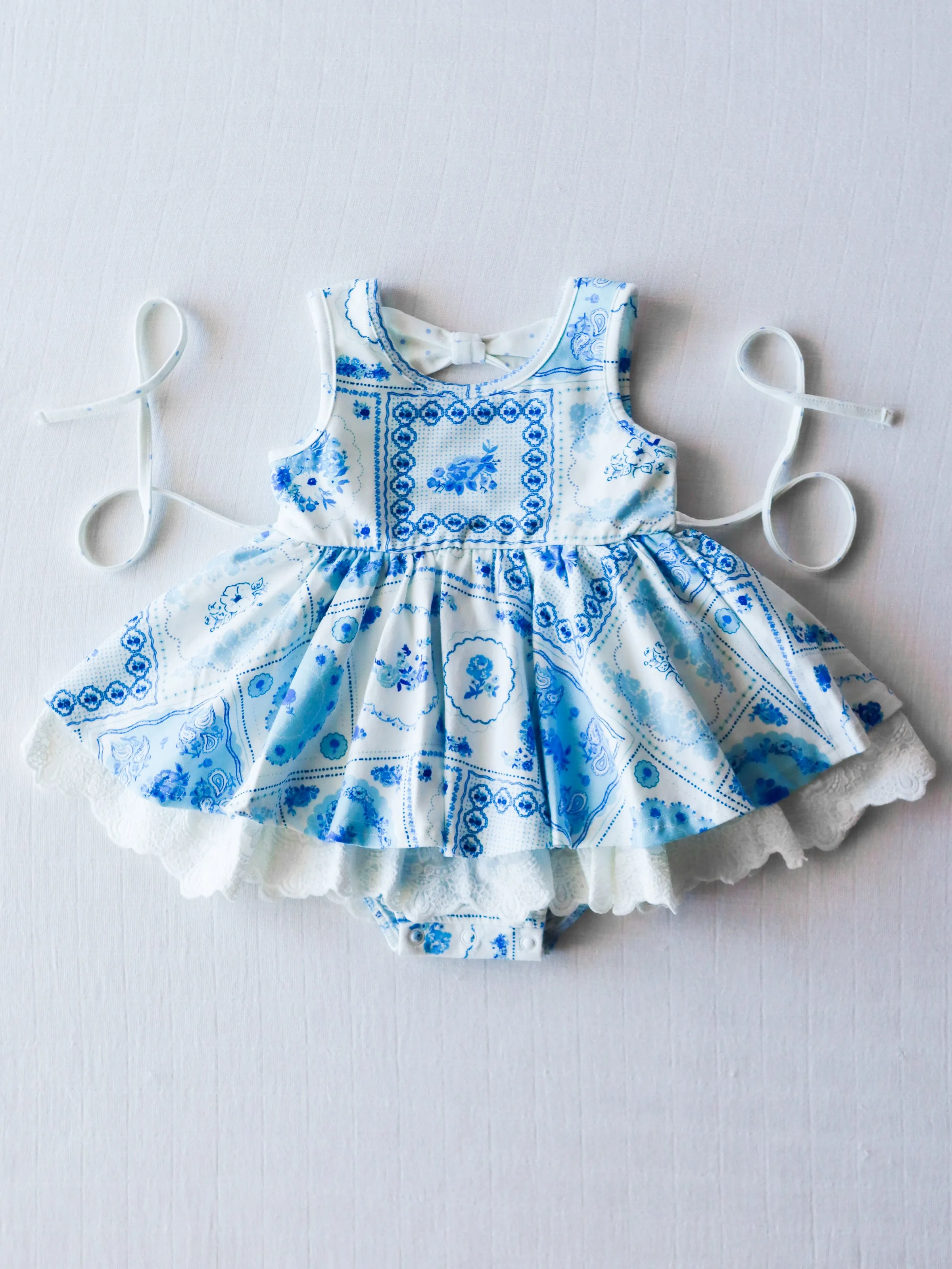 Belle Bubble - Patchwork Blue