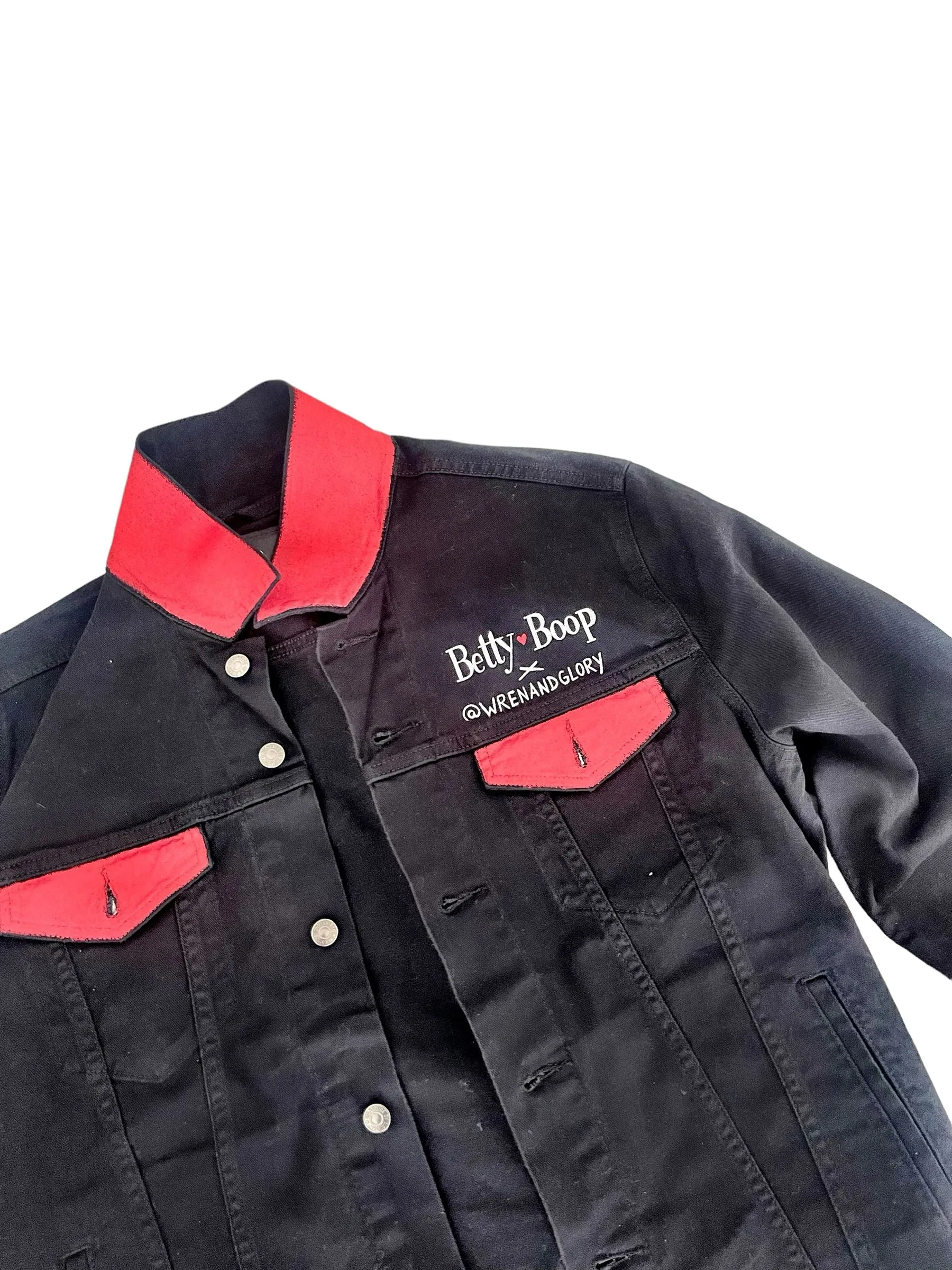 'Betty Boop x W G' Denim Jacket