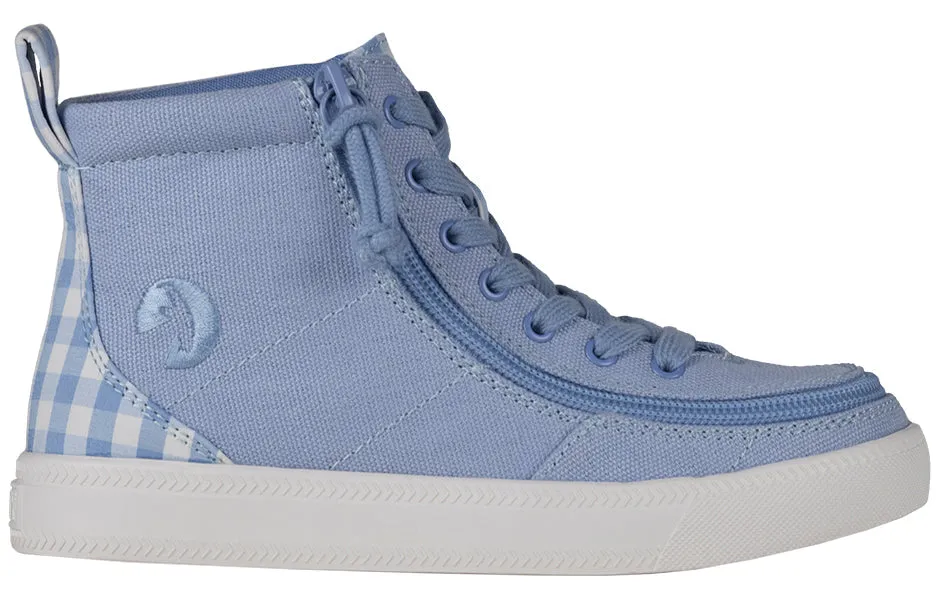 Billy Blue Gingham BILLY Classic Lace High Tops