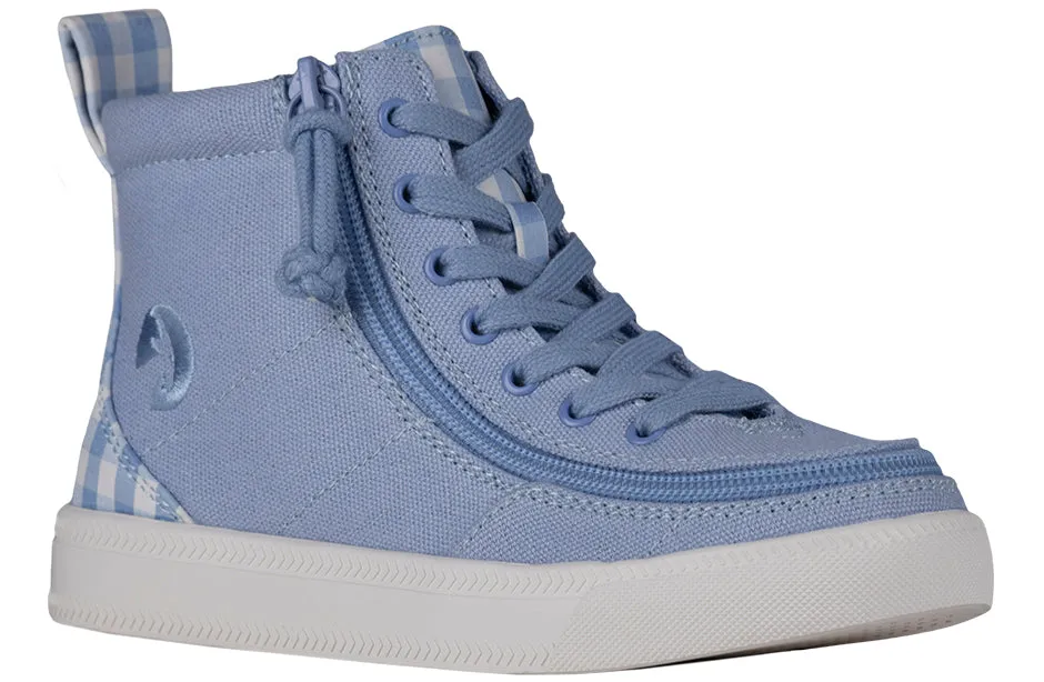 Billy Blue Gingham BILLY Classic Lace High Tops