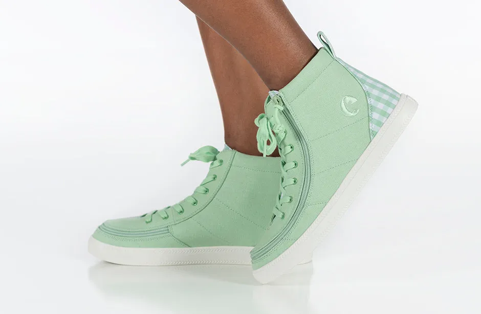 Billy Green Gingham BILLY Classic Lace High Tops