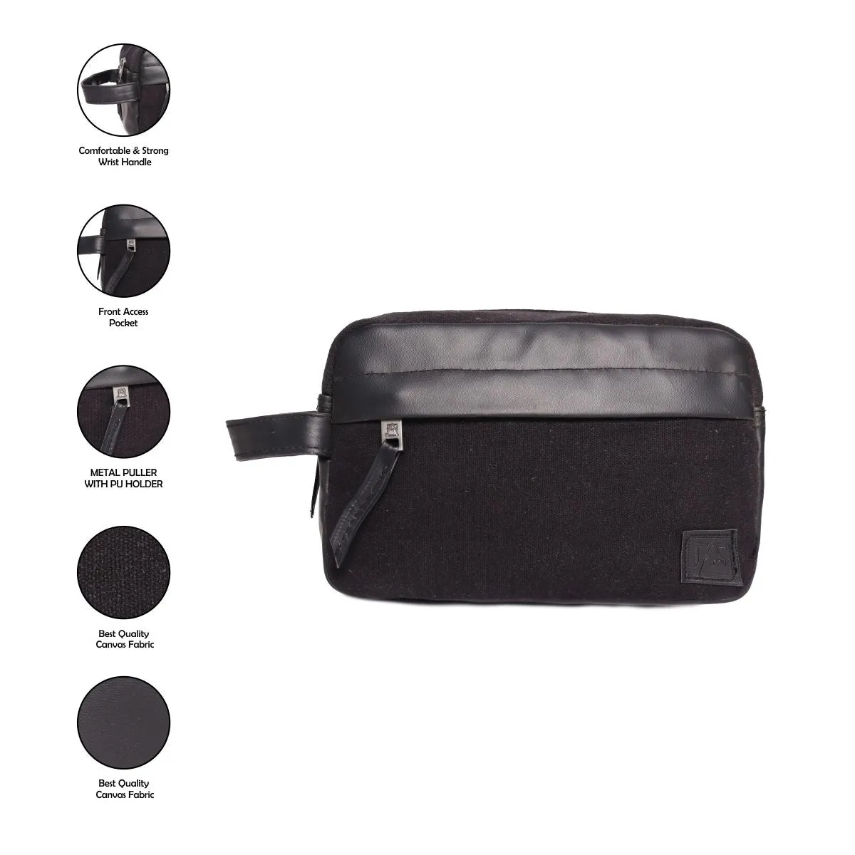 Black Makeup Kit/Travel Organizer  Pouch/Cosmetics Case