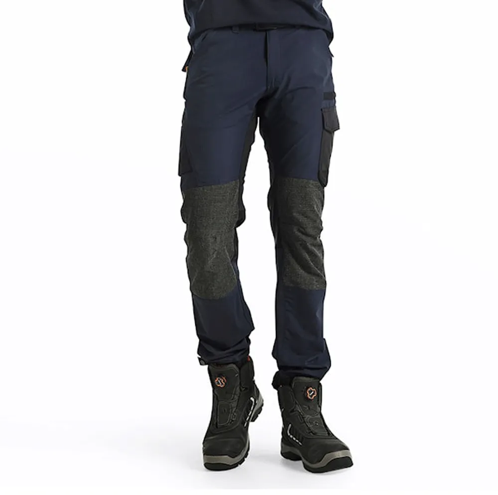 Blaklader 1422 4-Way Stretch Service Work Trousers Navy Blue / Black