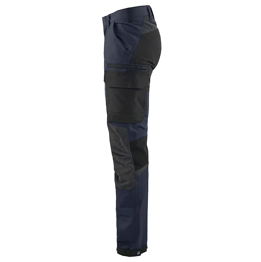 Blaklader 1422 4-Way Stretch Service Work Trousers Navy Blue / Black