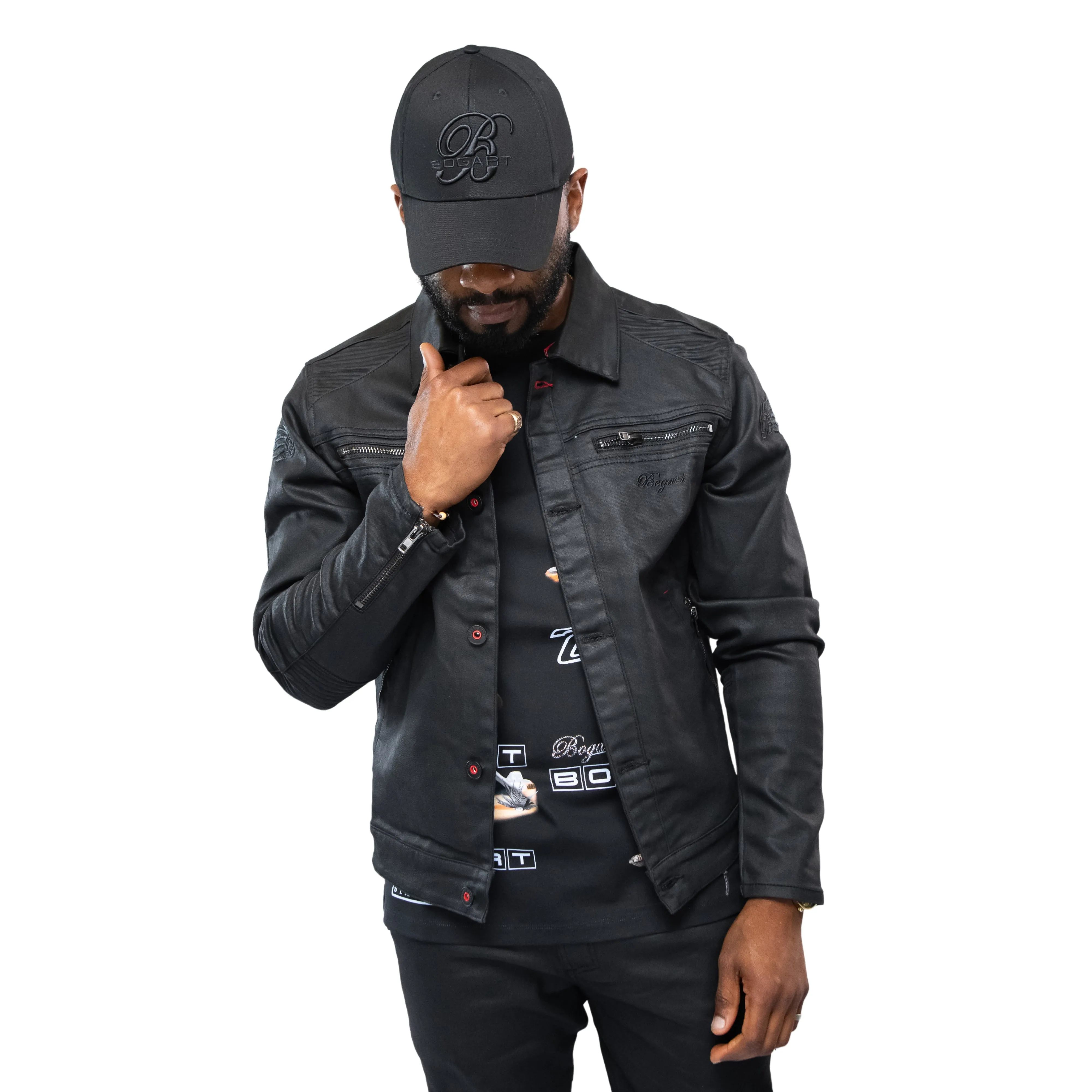 Bogart Dark Collection Coated Denim Jacket