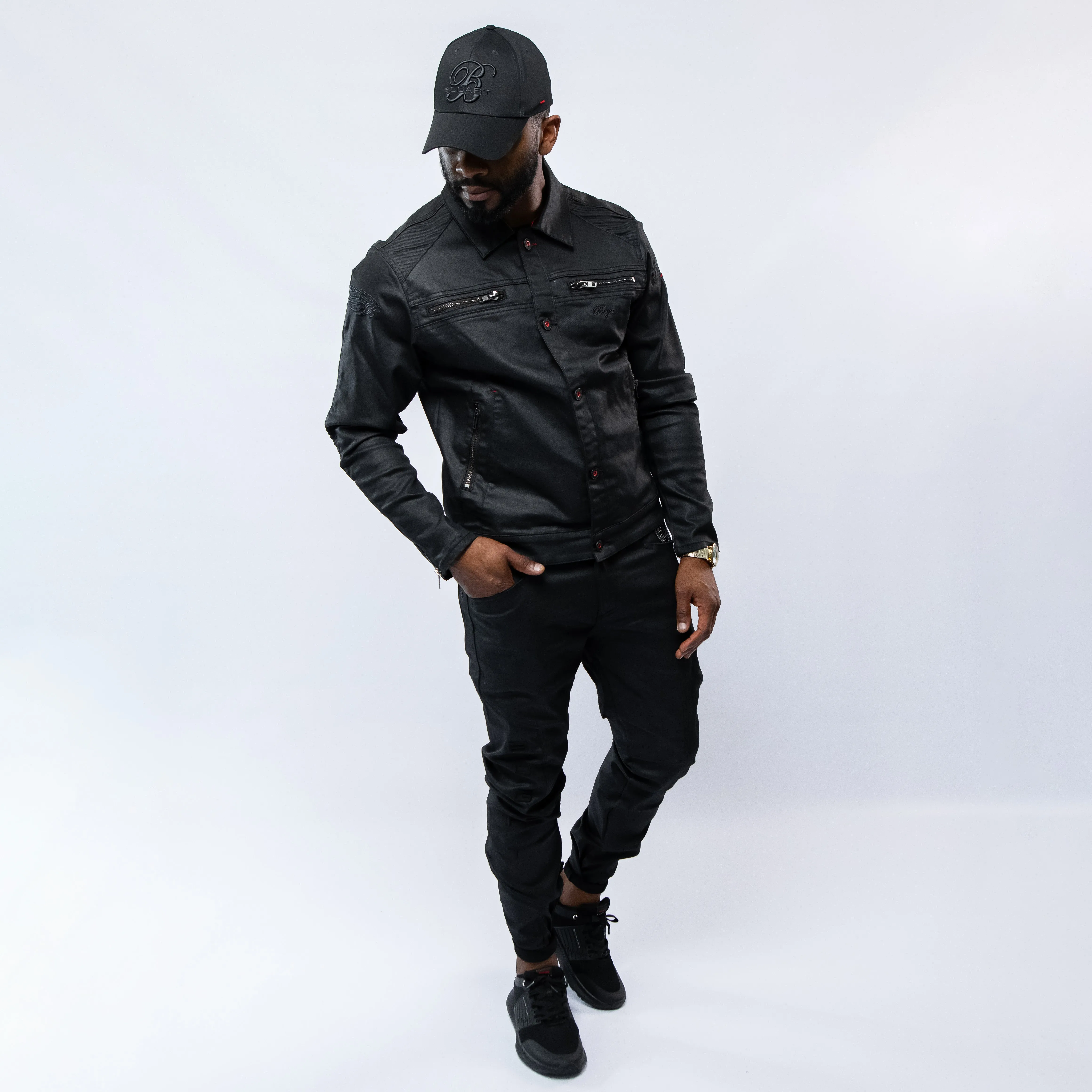 Bogart Dark Collection Coated Denim Jacket