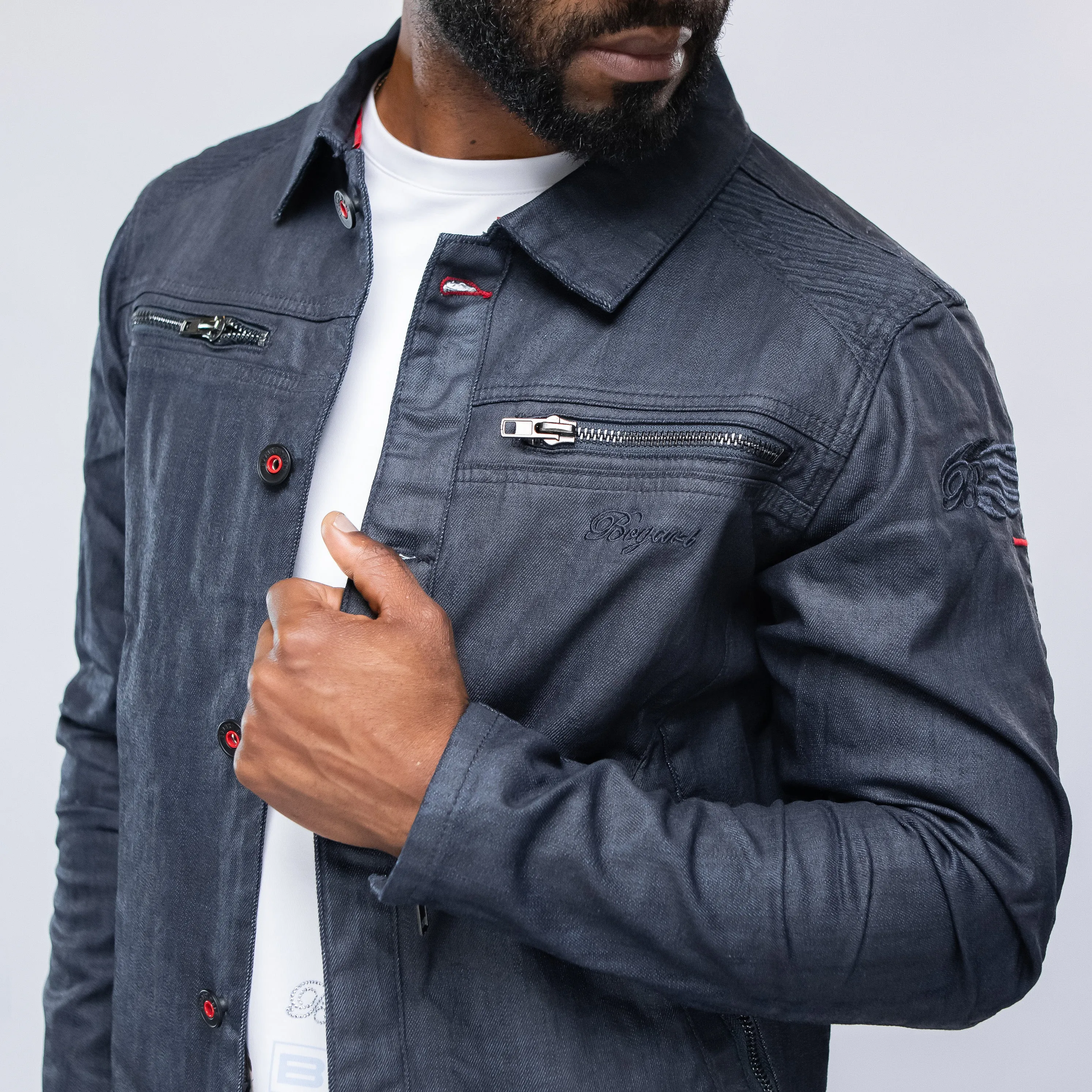 Bogart Dark Collection Coated Denim Jacket