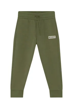 Bonds Kids Tech Sweats Trackie - Hiker Green