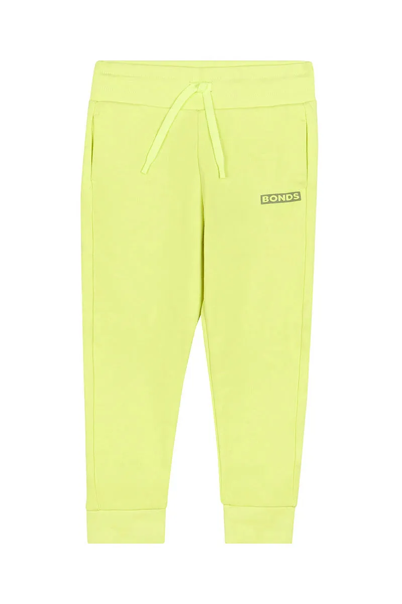 Bonds Tech Sweats Trackie - Lemon Tea Tree