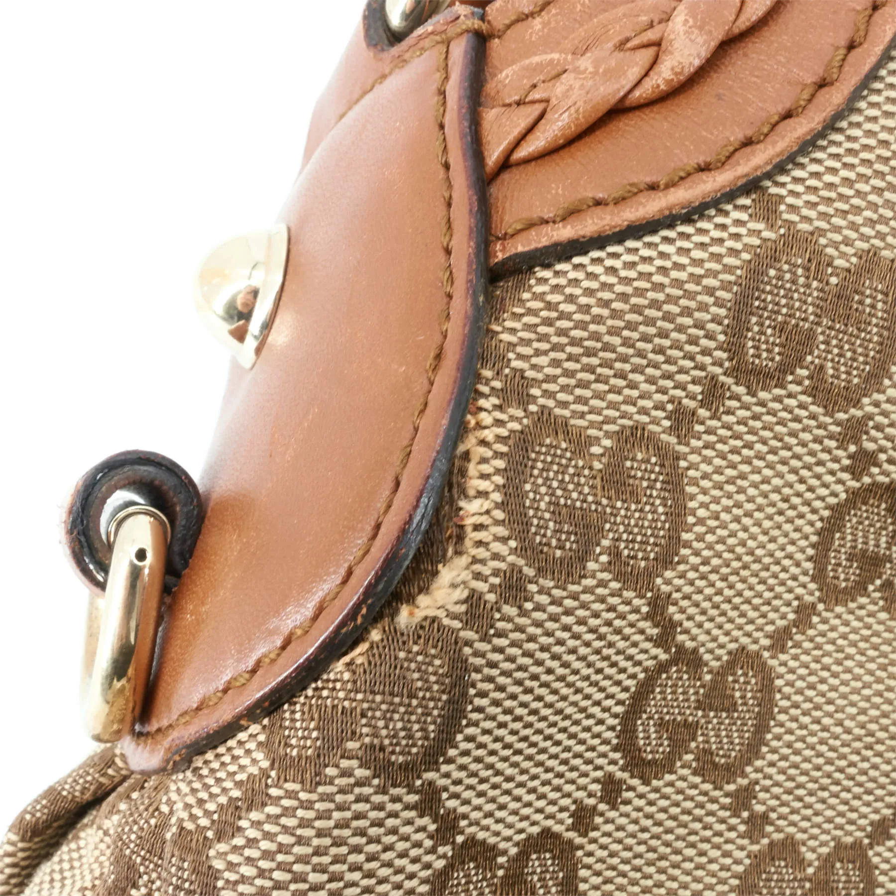 Brick Lane Medium Monogram Canvas Hobo Bag