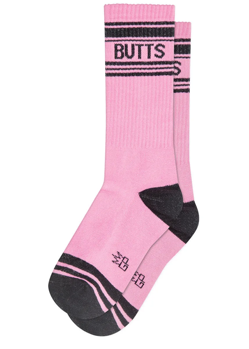 Butts Unisex Crew Socks