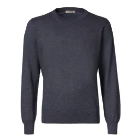 Cashmere and Silk-Blend Crew-Neck Sweater