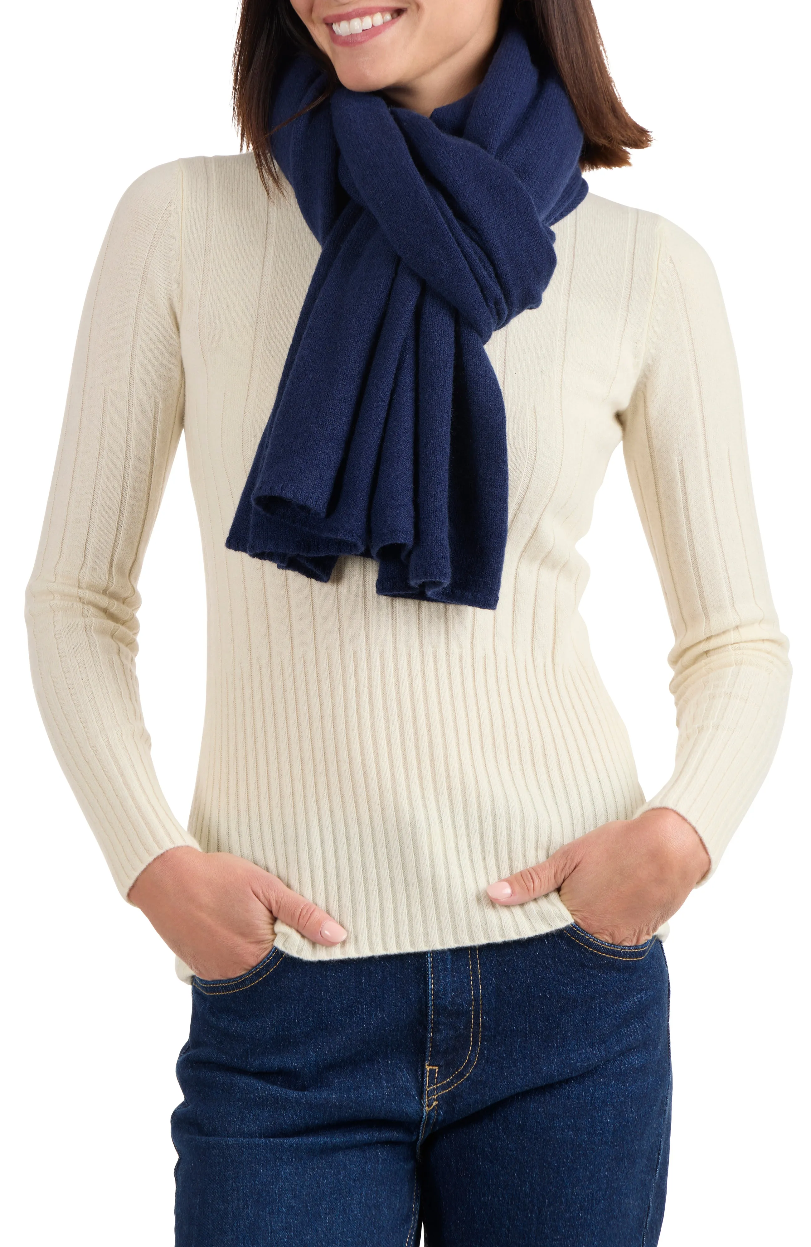 CASHMERE JERSEY TRAVEL WRAP