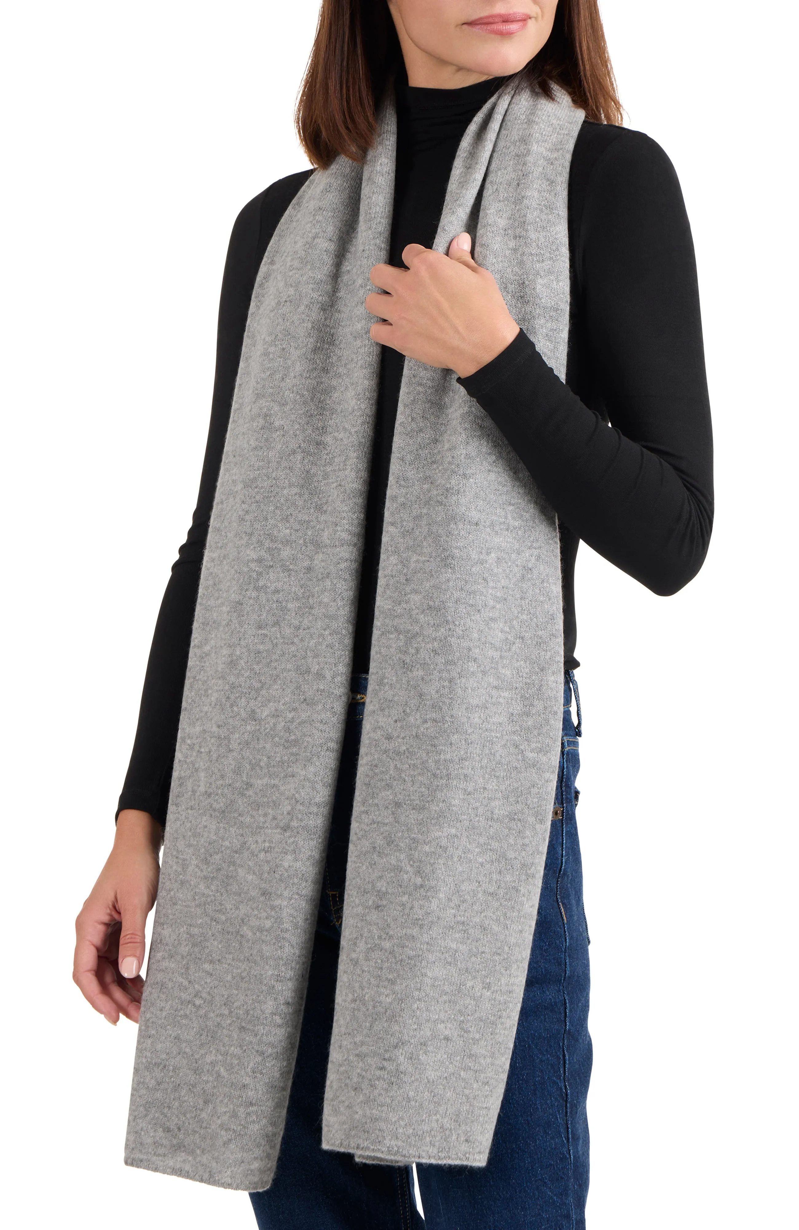 CASHMERE JERSEY TRAVEL WRAP