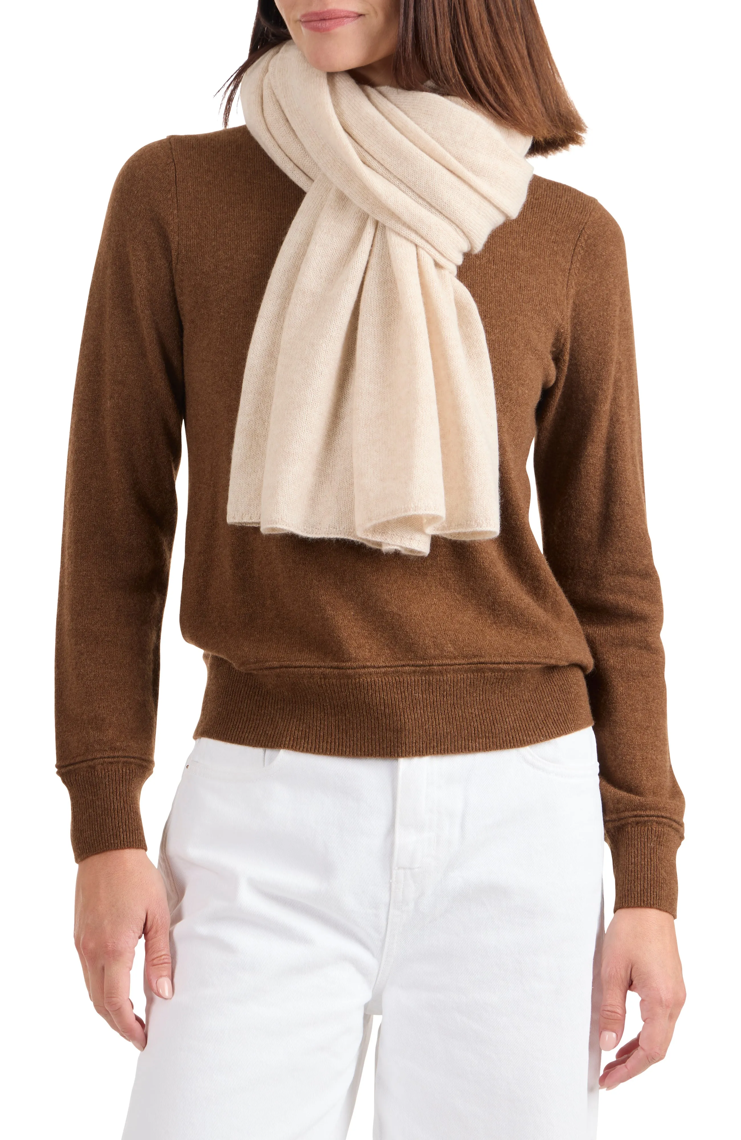 CASHMERE JERSEY TRAVEL WRAP