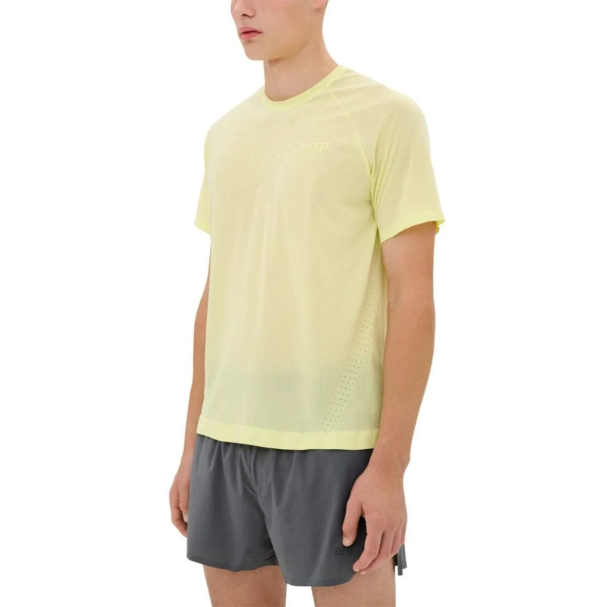 CEP Men's Ultralight Seamless Shirt Short Sleeve v2 - Lime