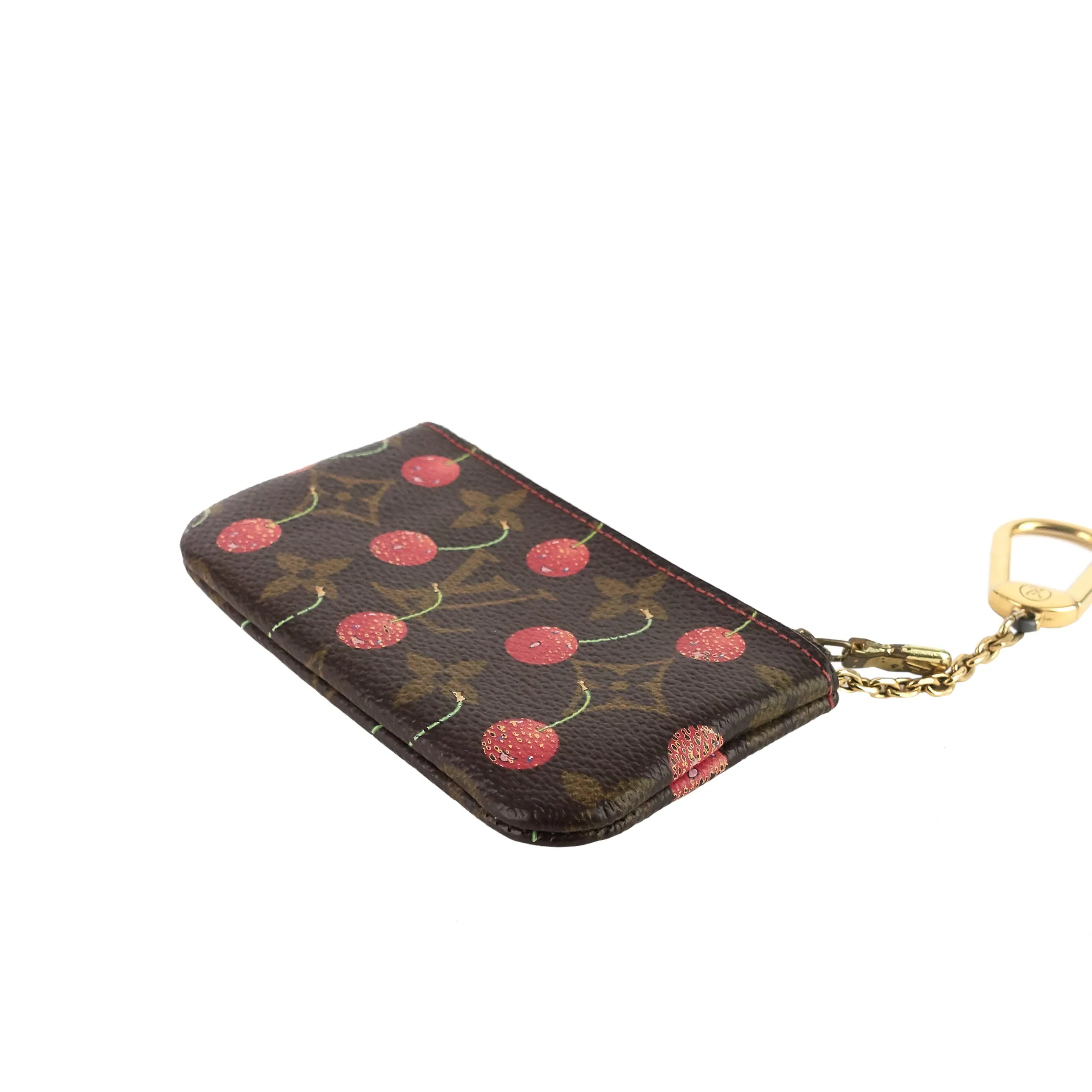 Cerises Monogram Canvas Key Pouch