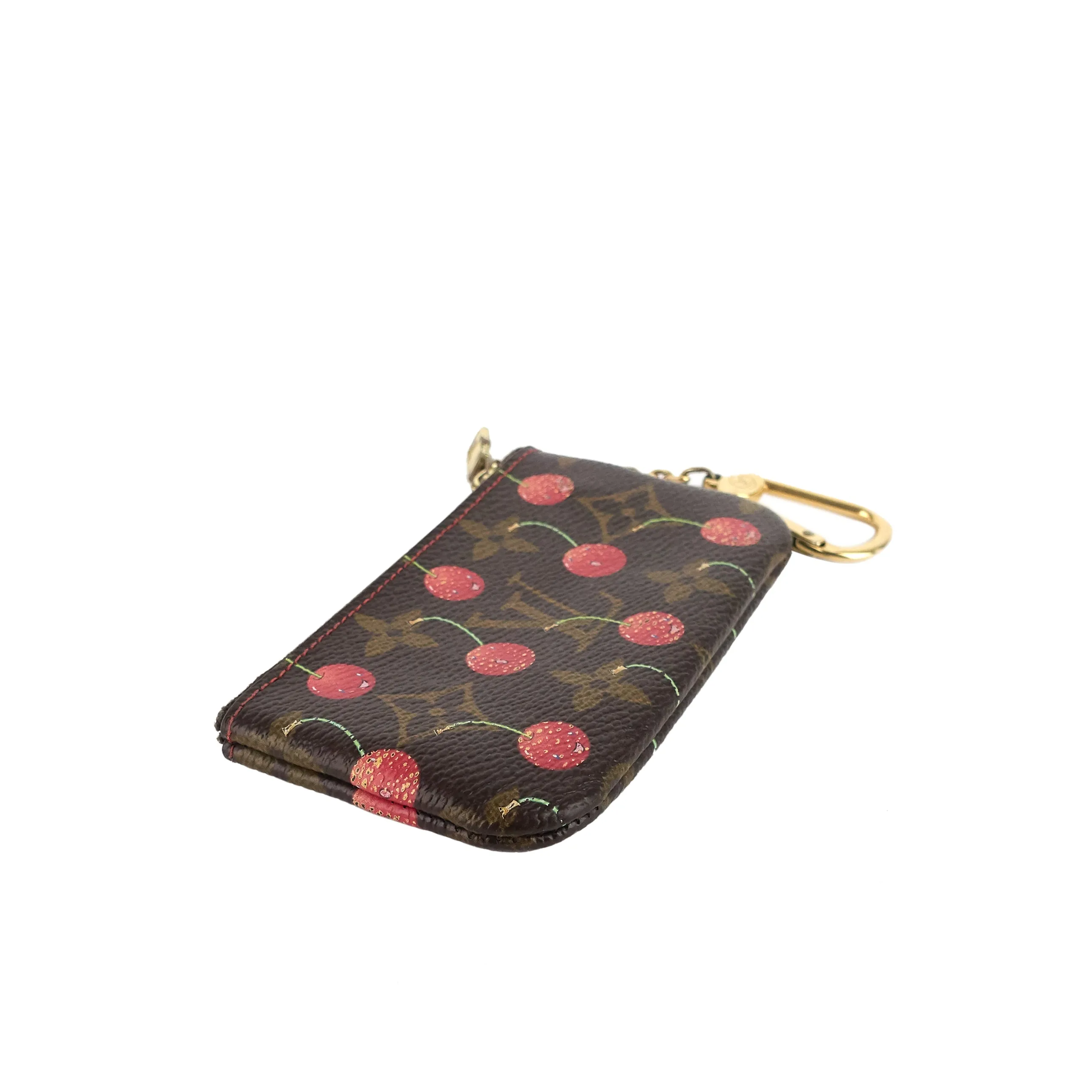 Cerises Monogram Canvas Key Pouch