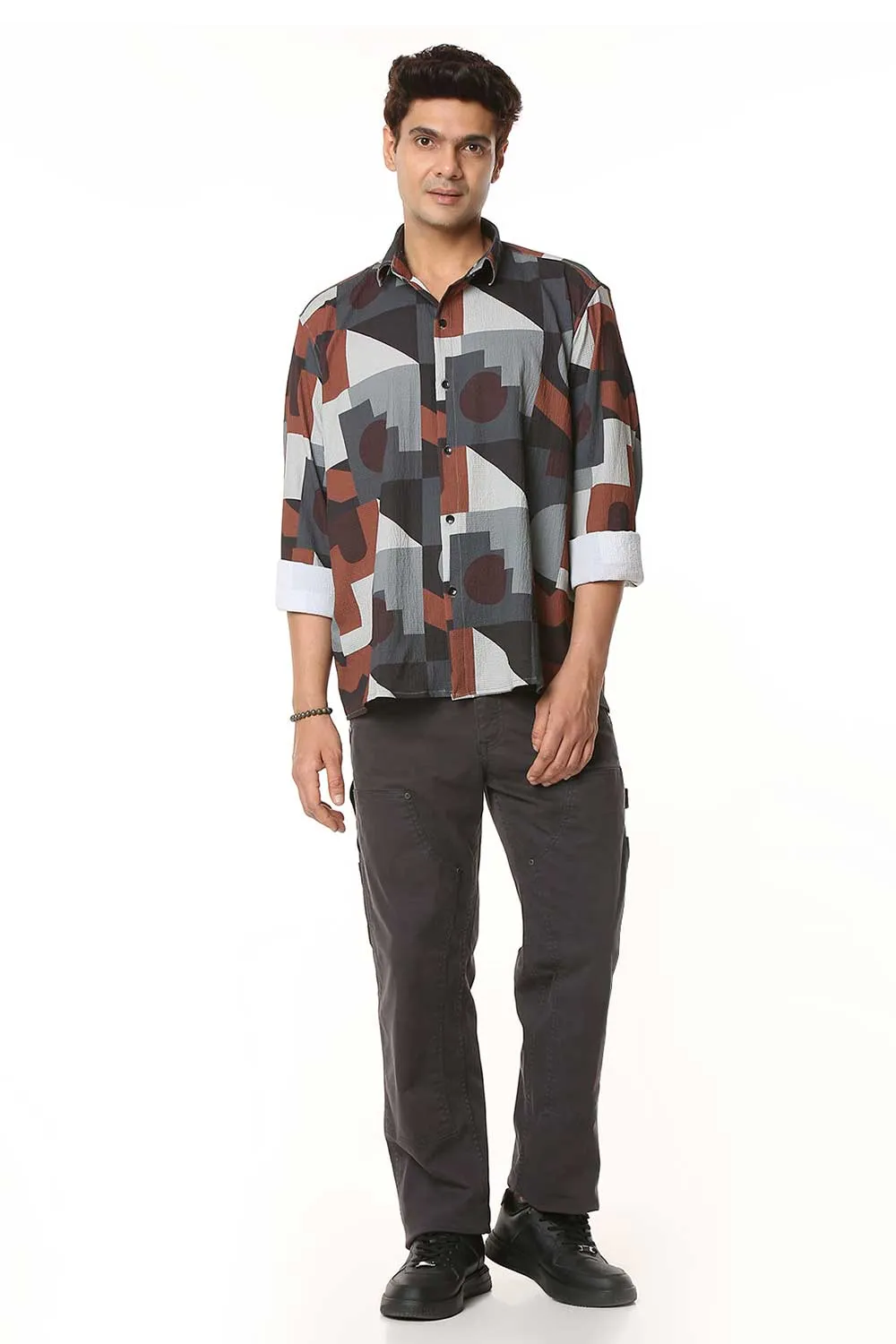 Chandigarh Matrix | Luxury Popcorn Material I Men Shirt