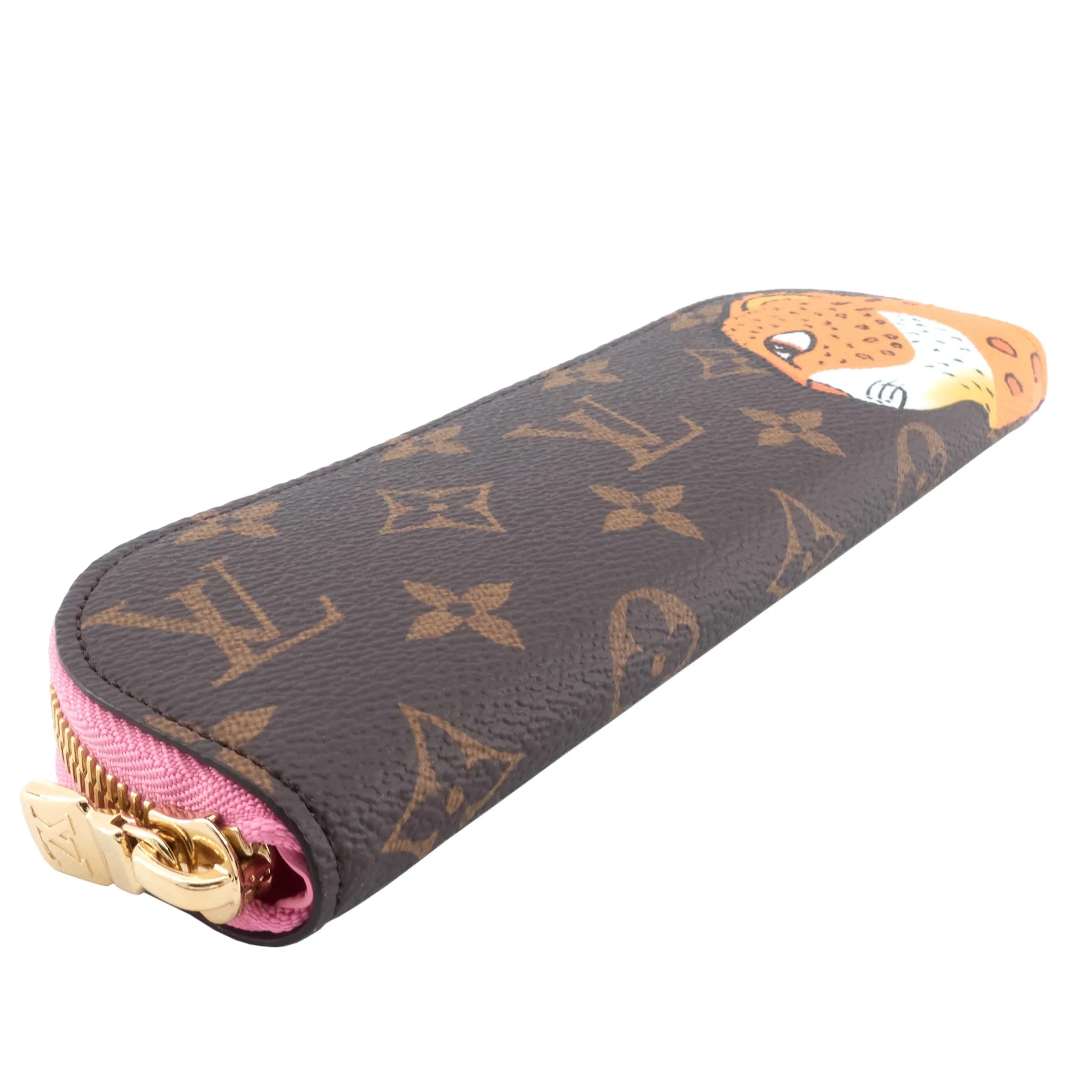 Charlotte Monogram Canvas Pencil Pouch