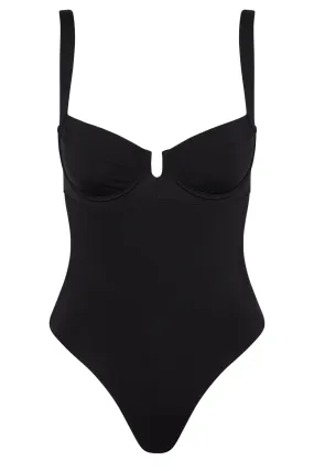 Clovelly One Piece - Black