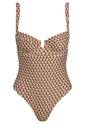 Clovelly One Piece - Husk Geo